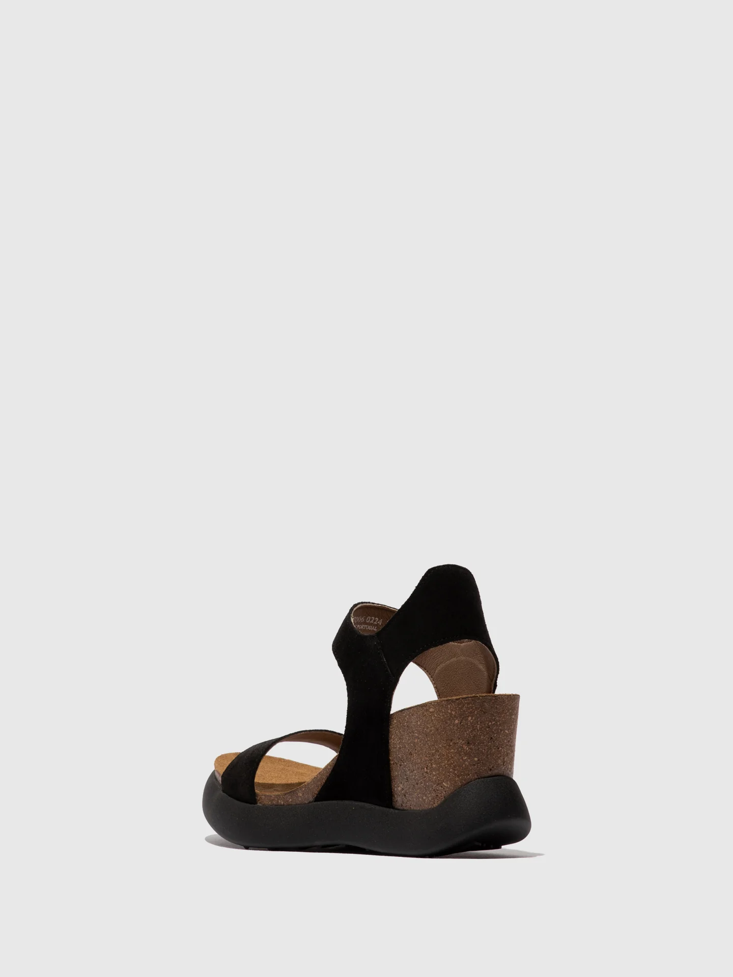 Velcro Sandals GOGO967FLY SUEDE BLACK - Image 3
