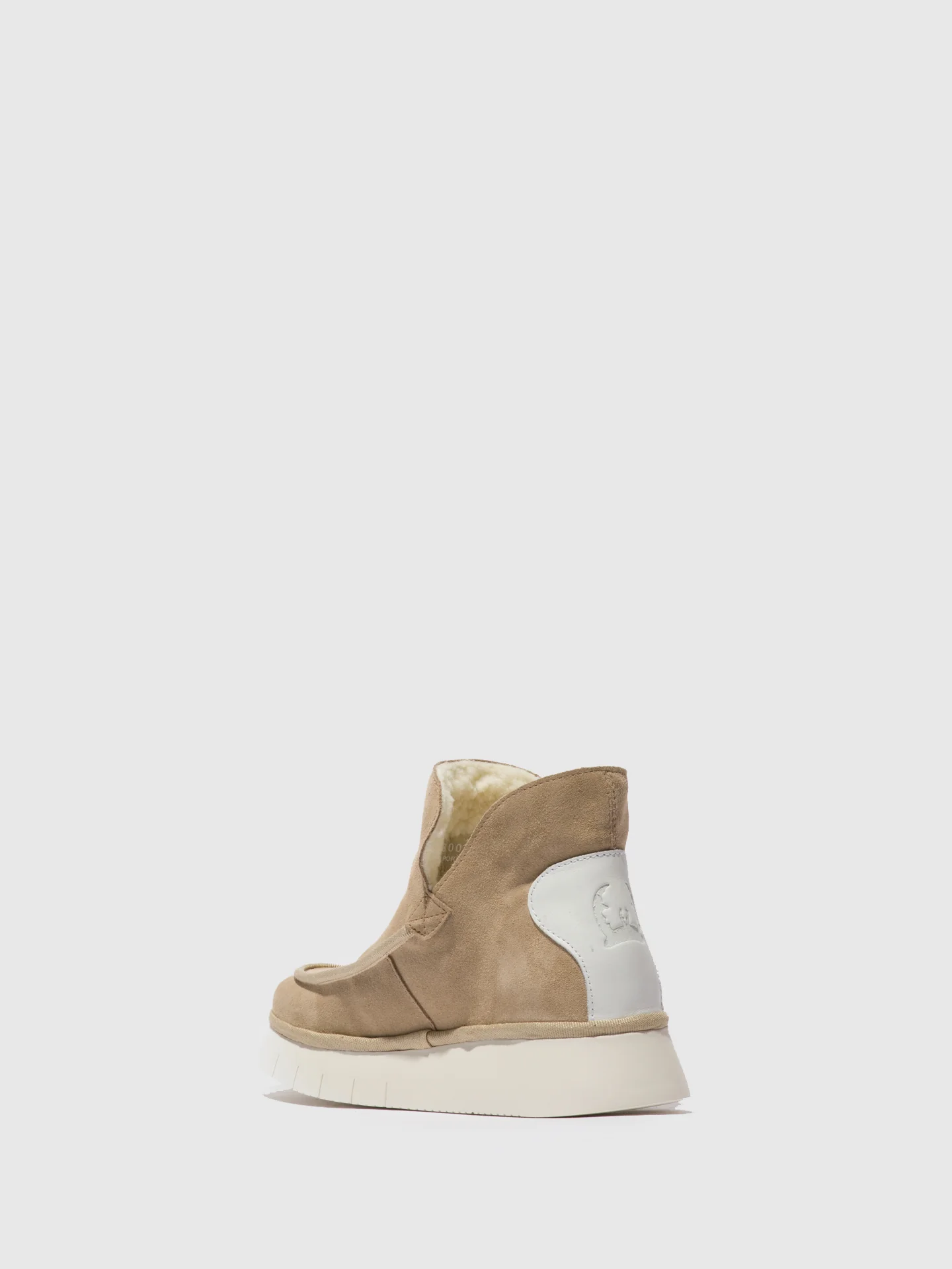 Round Toe Ankle Boots COZE348FLY SUEDE/RUG CREME - Image 3