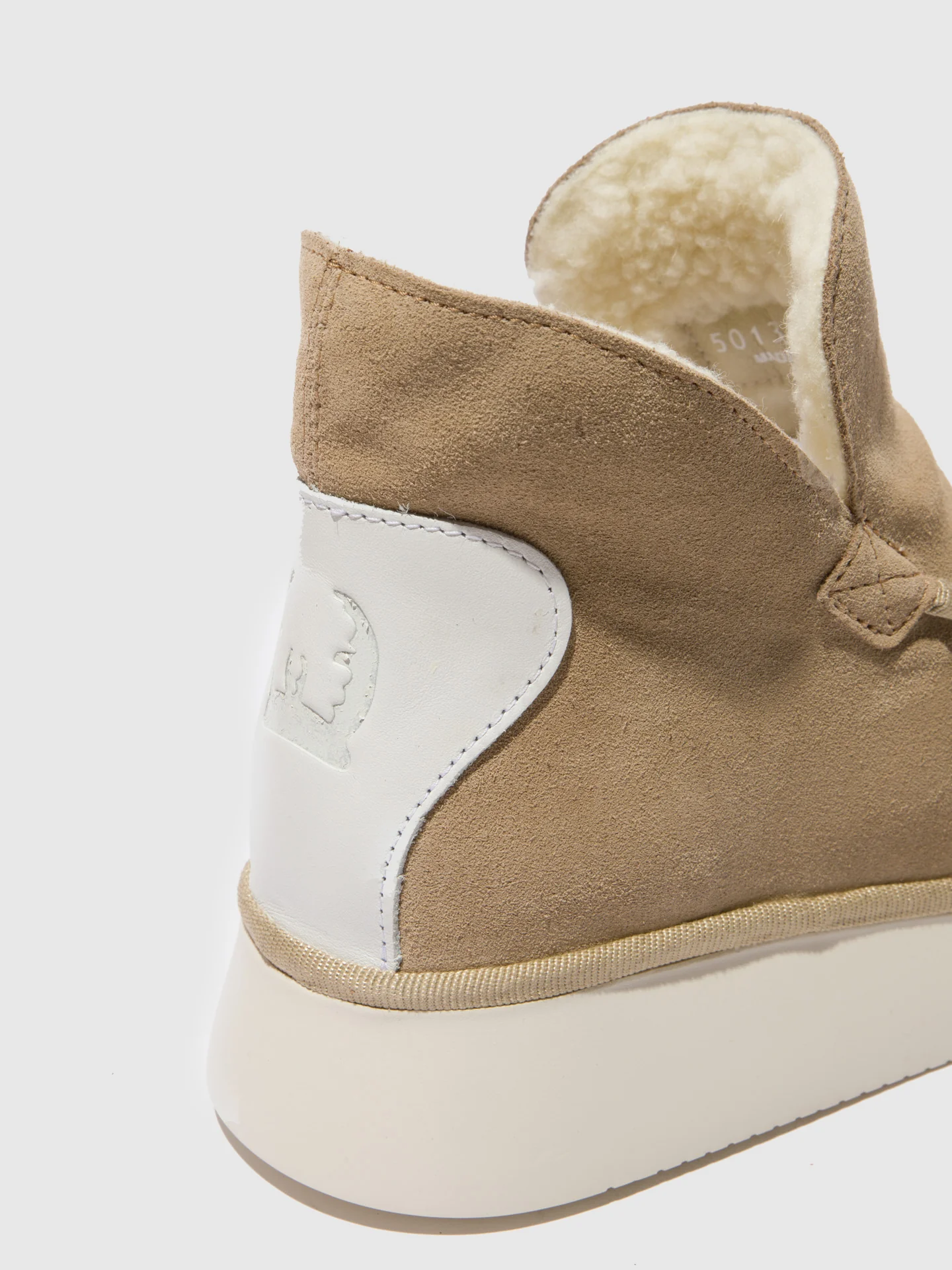 Round Toe Ankle Boots COZE348FLY SUEDE/RUG CREME - Image 4