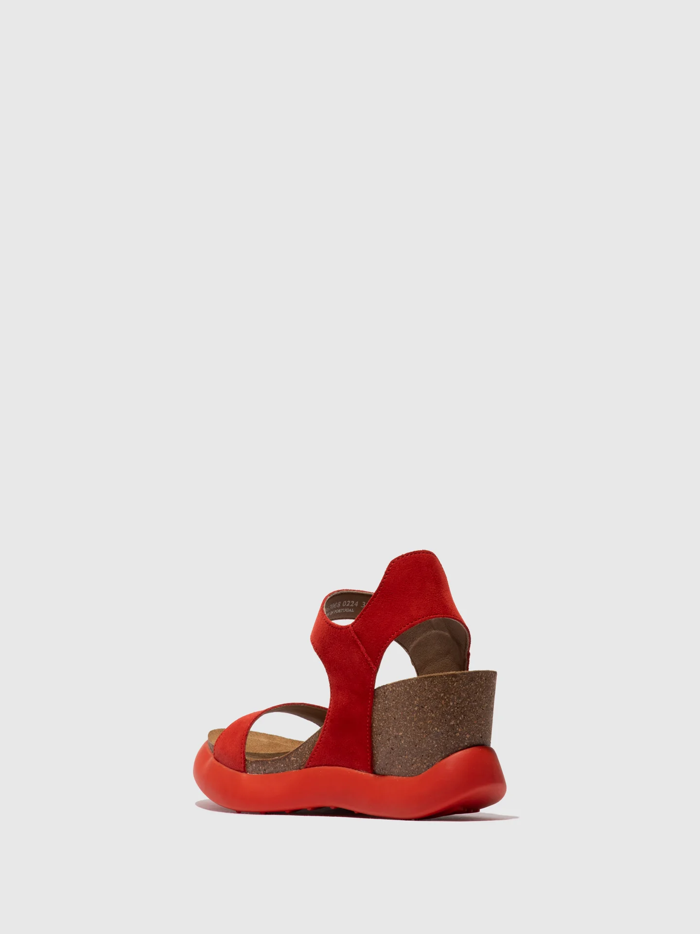 Velcro Sandals GOGO967FLY SUEDE SCARLET - Image 3
