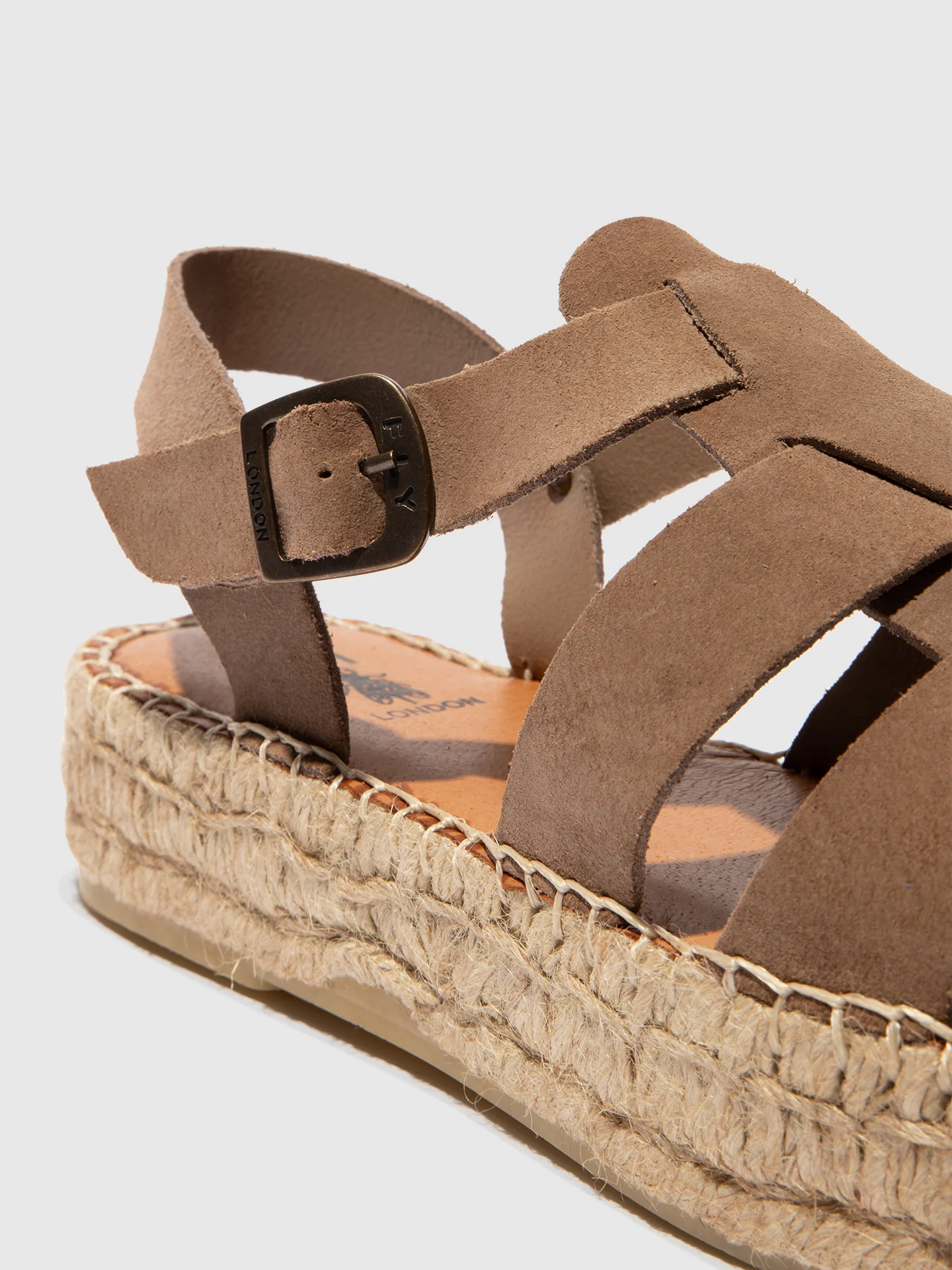 Sling-Back Espadrilles PAWI524FLY SUEDE TAN - Image 4