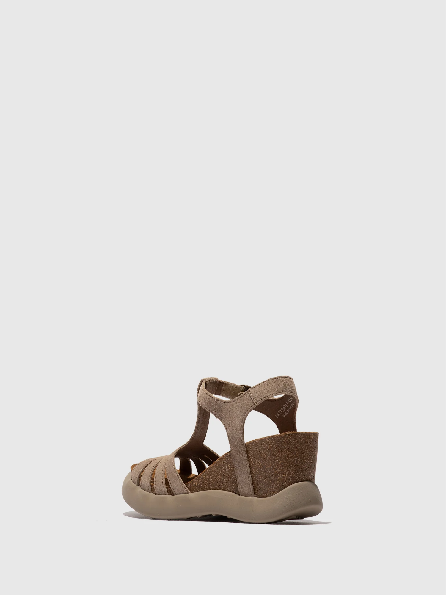 T-Strap Sandals GAIT959FLY SUEDE TAUPE - Image 3