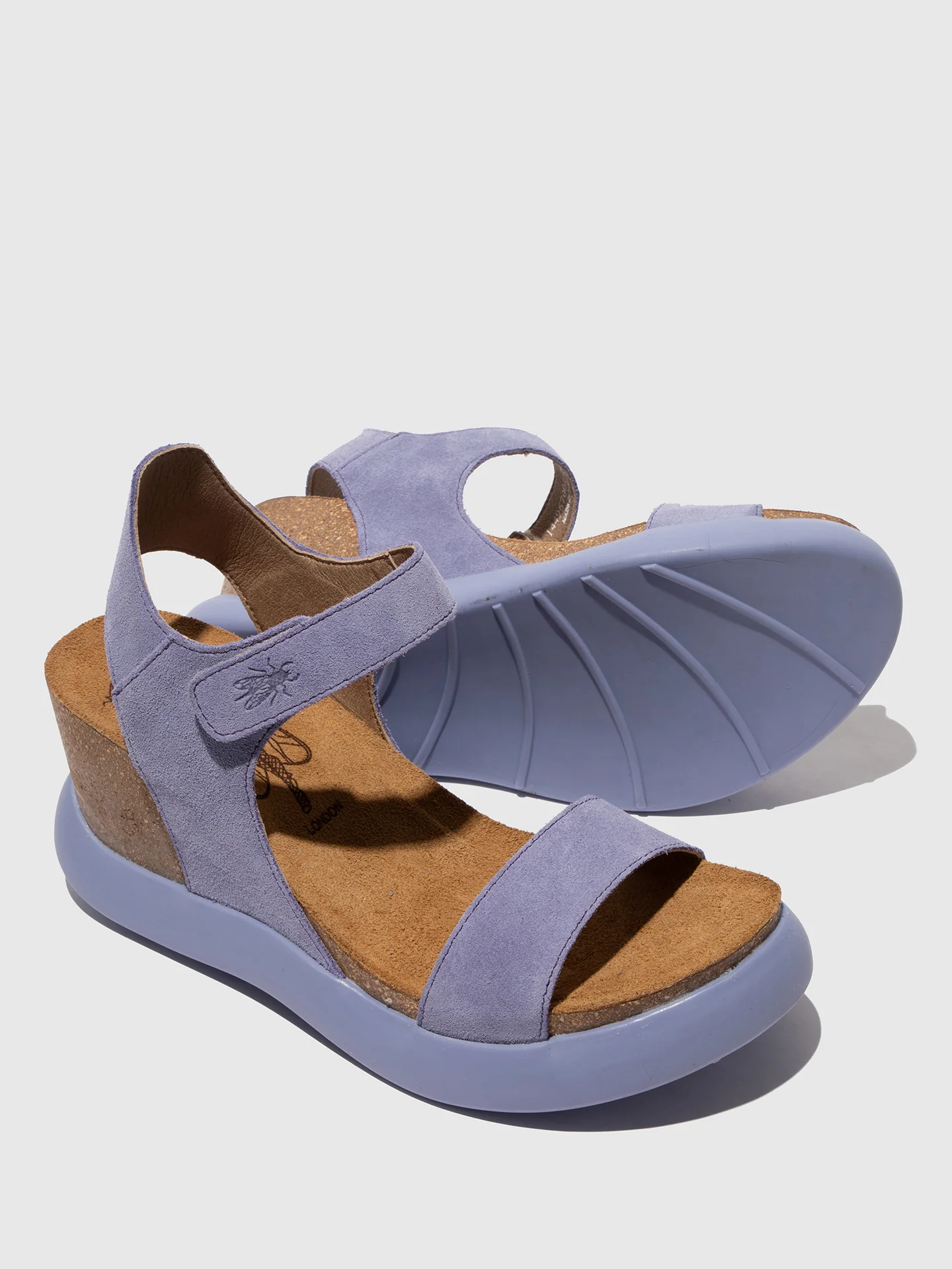 Velcro Sandals GOGO967FLY SUEDE VIOLET - Image 4