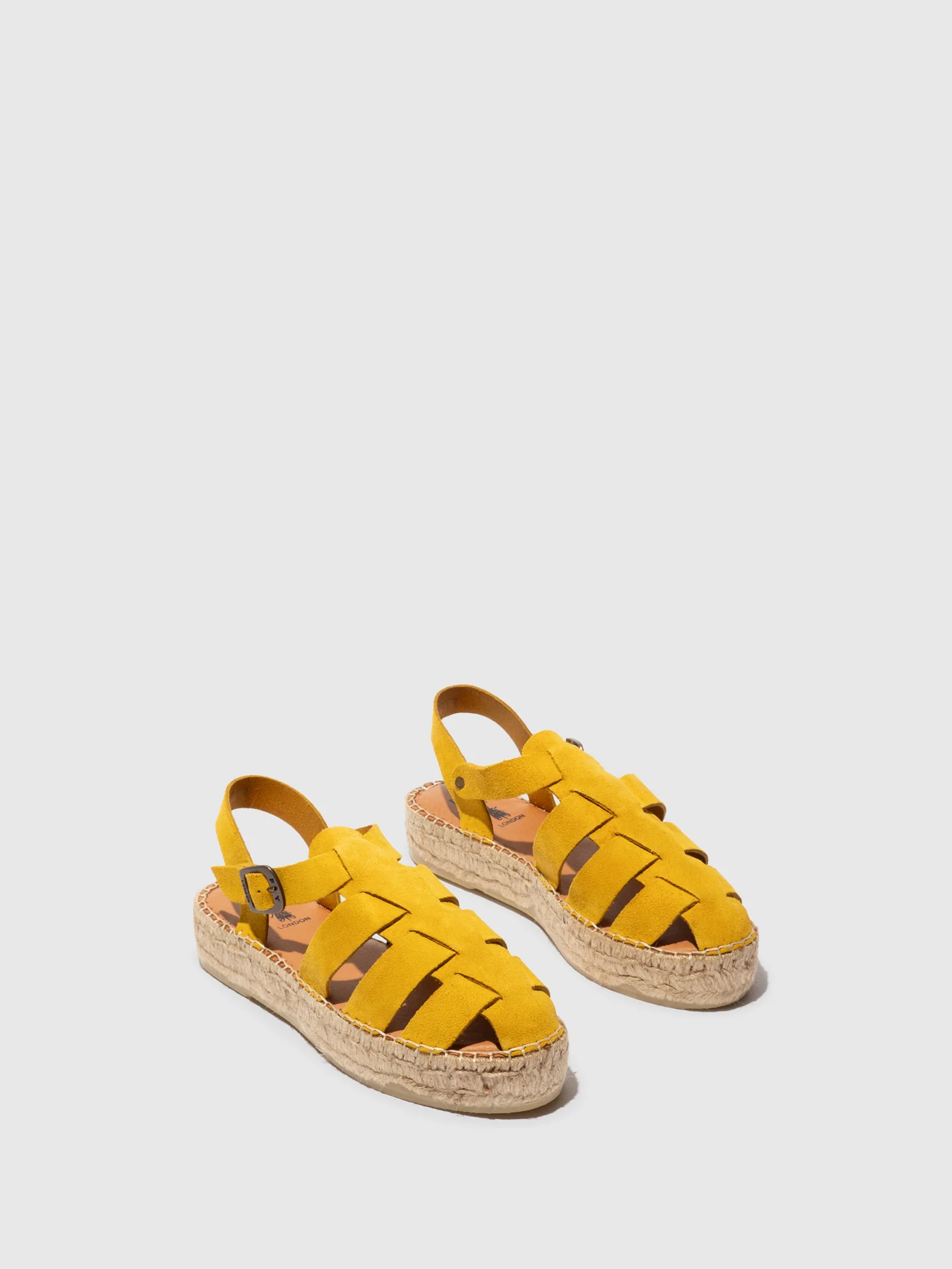 Sling-Back Espadrilles PAWI524FLY SUEDE YELLOW - Image 2