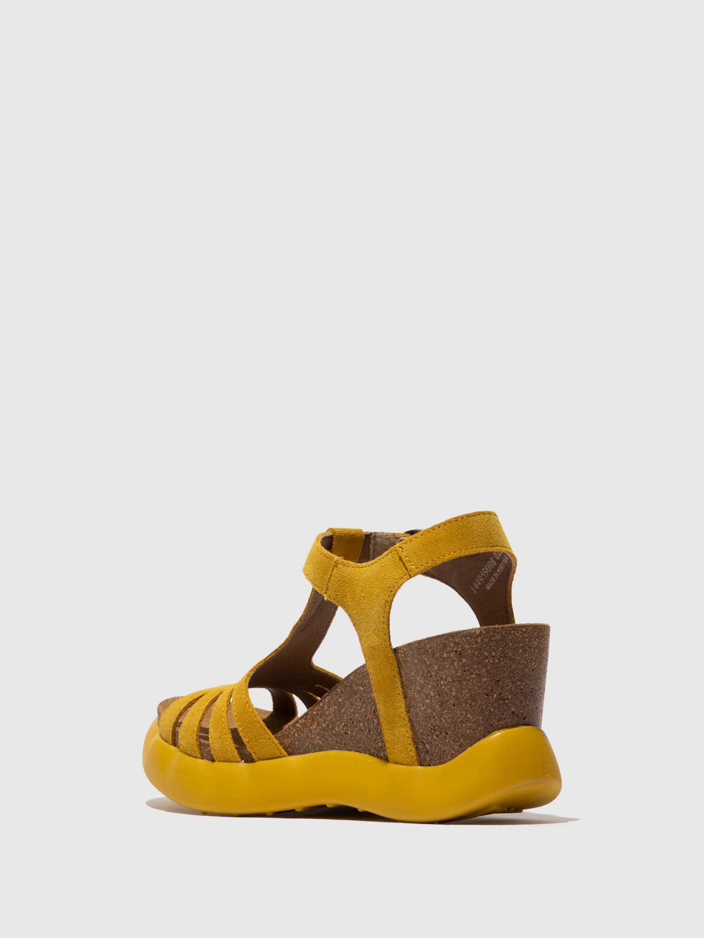T-Strap Sandals GAIT959FLY SUEDE YELLOW - Image 3