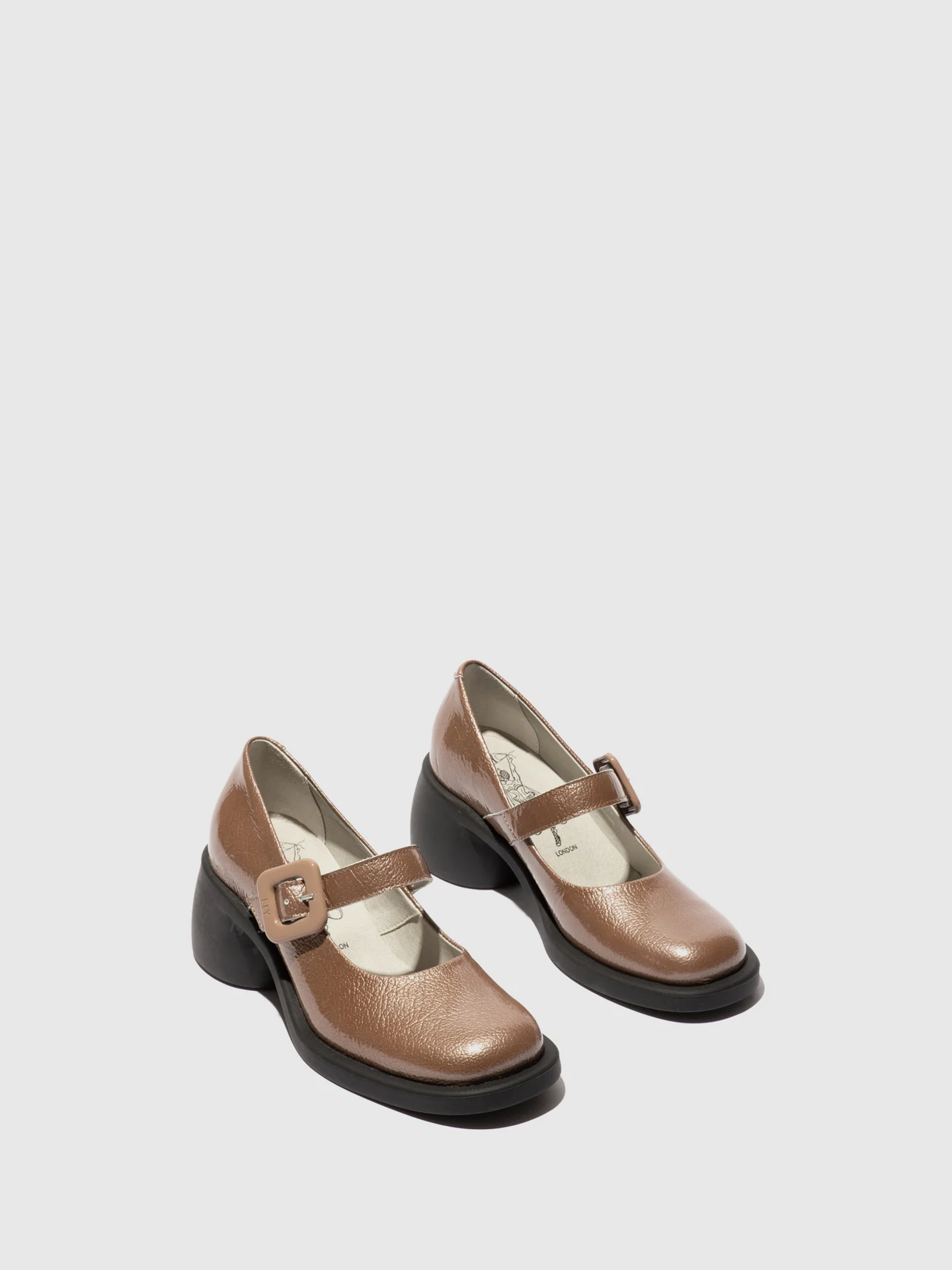 Buckle Shoes HUVI044FLY TAUPE - Image 2