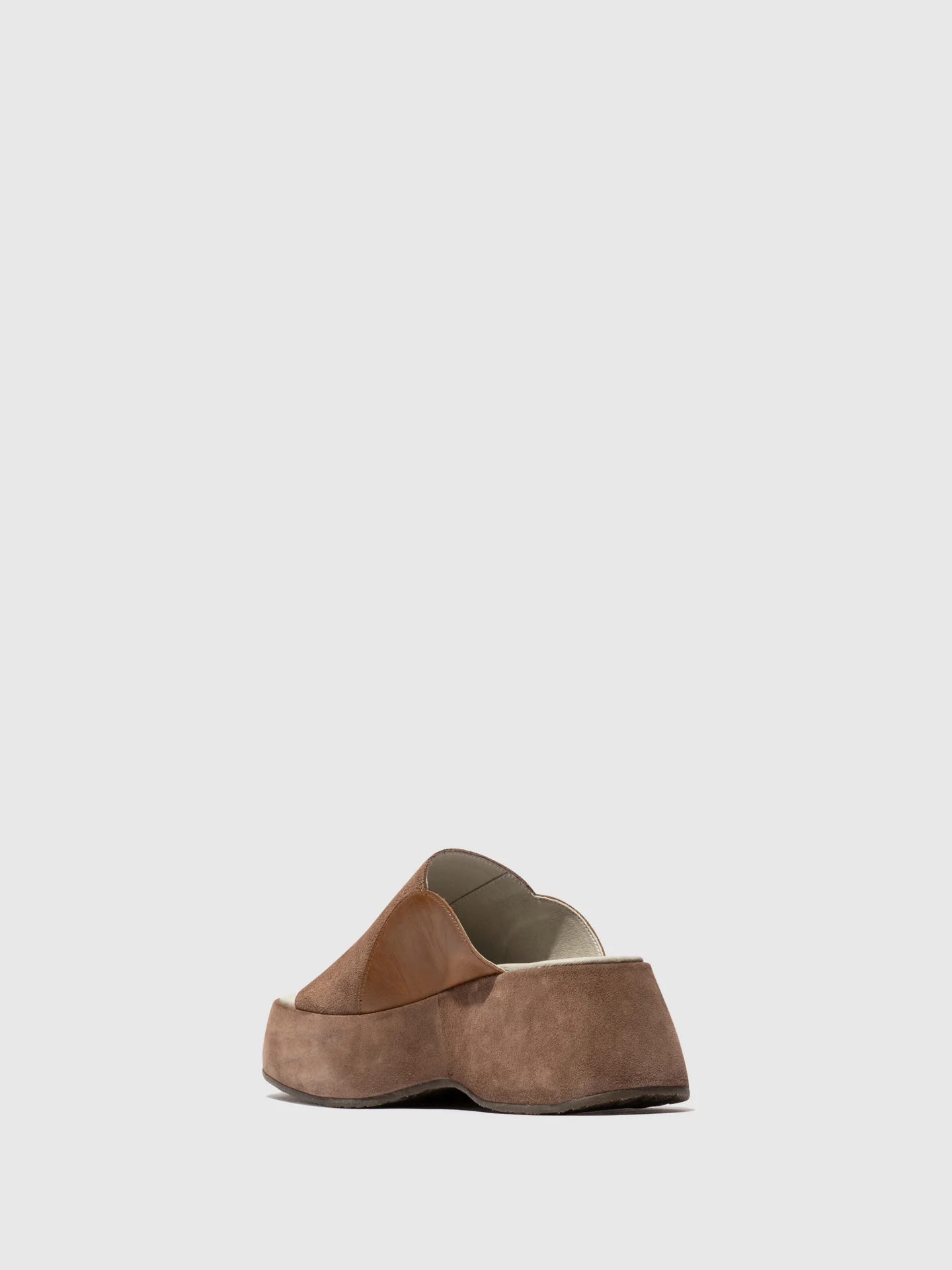 Slip-on Mules BEZI078FLY TAUPE/CAMEL - Image 3