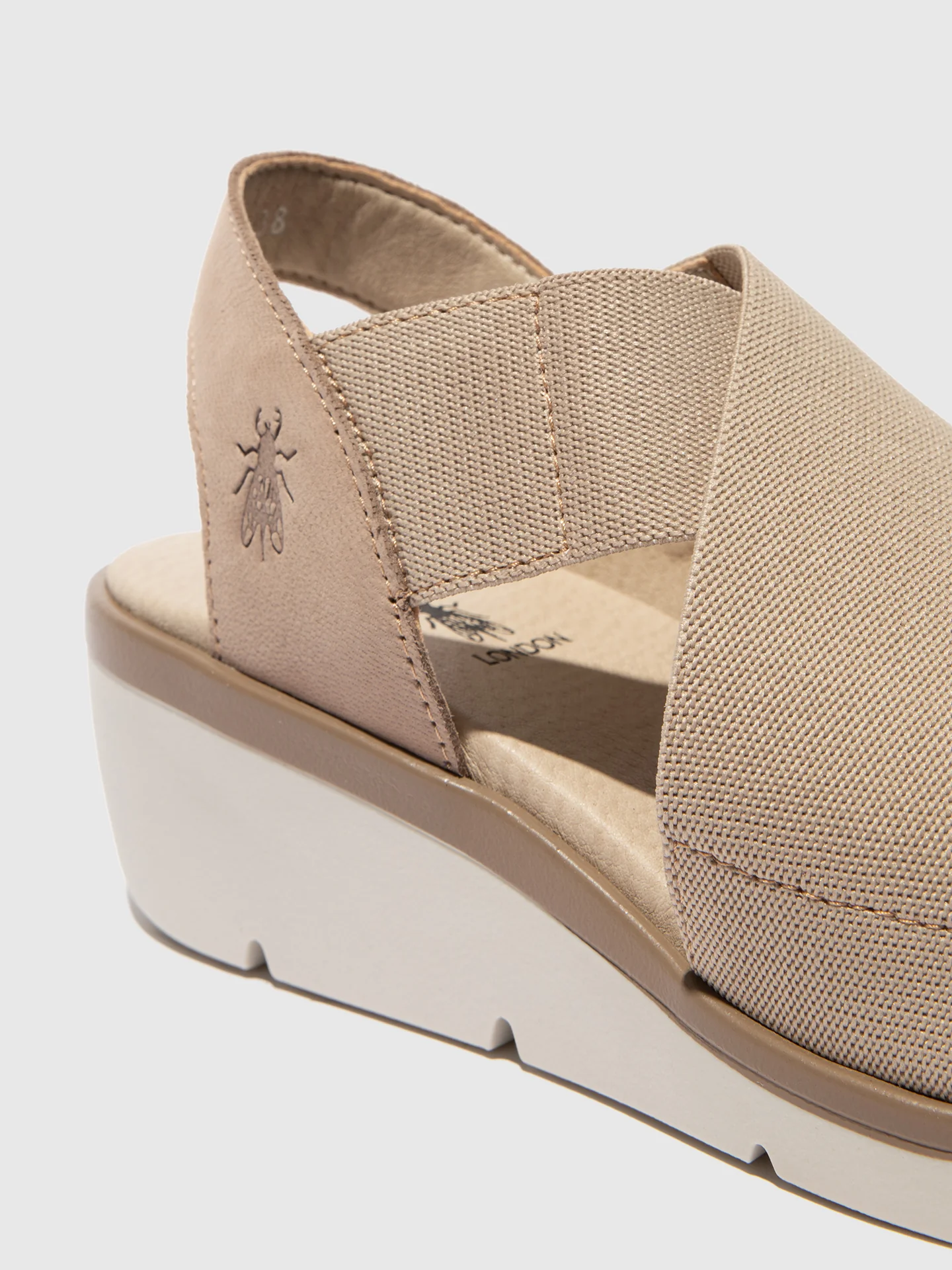Elasticated Sandals NOLI056FLY TAUPE - Image 4