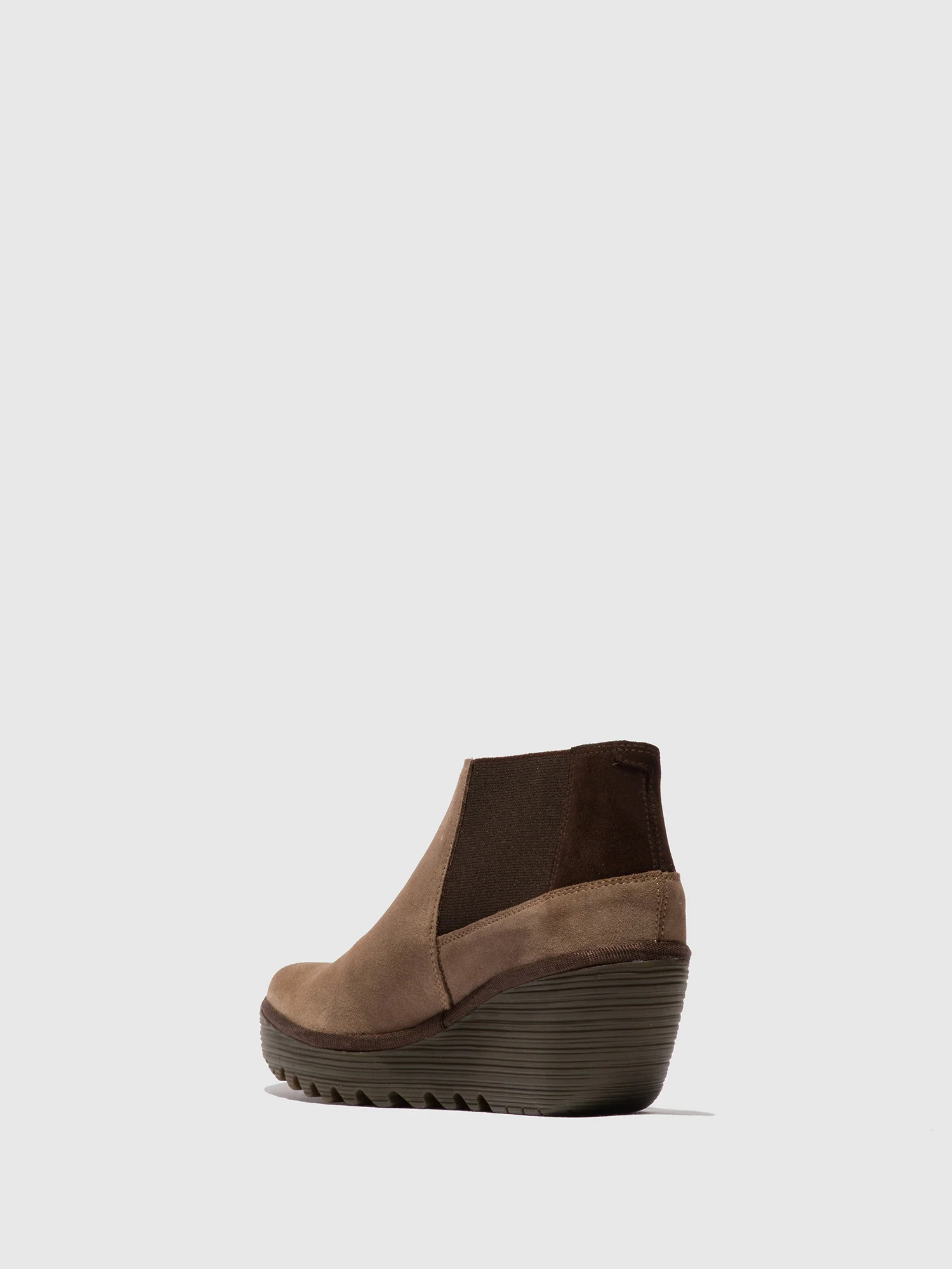 Zip Up Ankle Boots YEGO400FLY TAUPE/EXPRESSO - Image 3