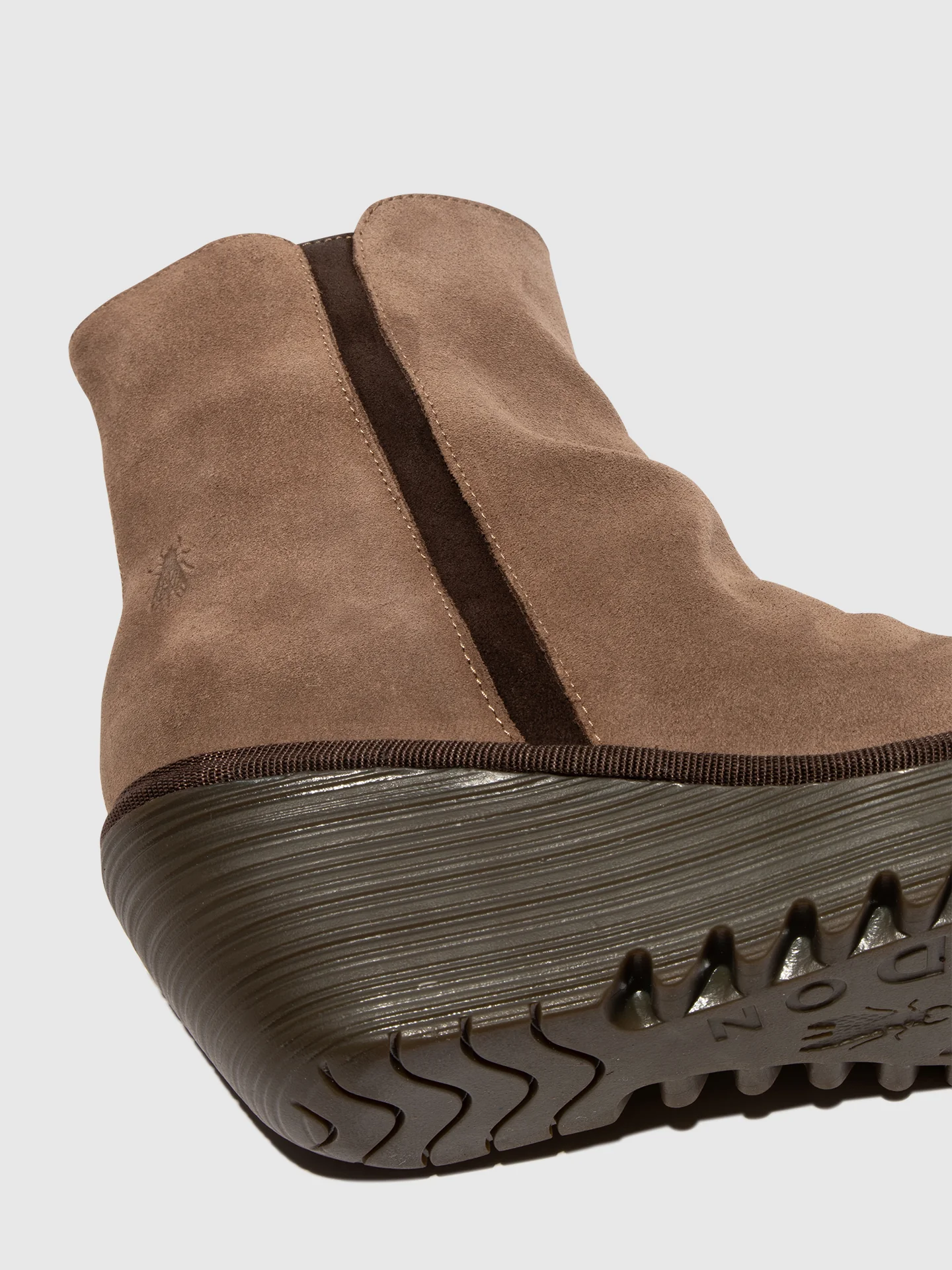 Zip Up Ankle Boots YOPA461FLY TAUPE/EXPRESSO - Image 4