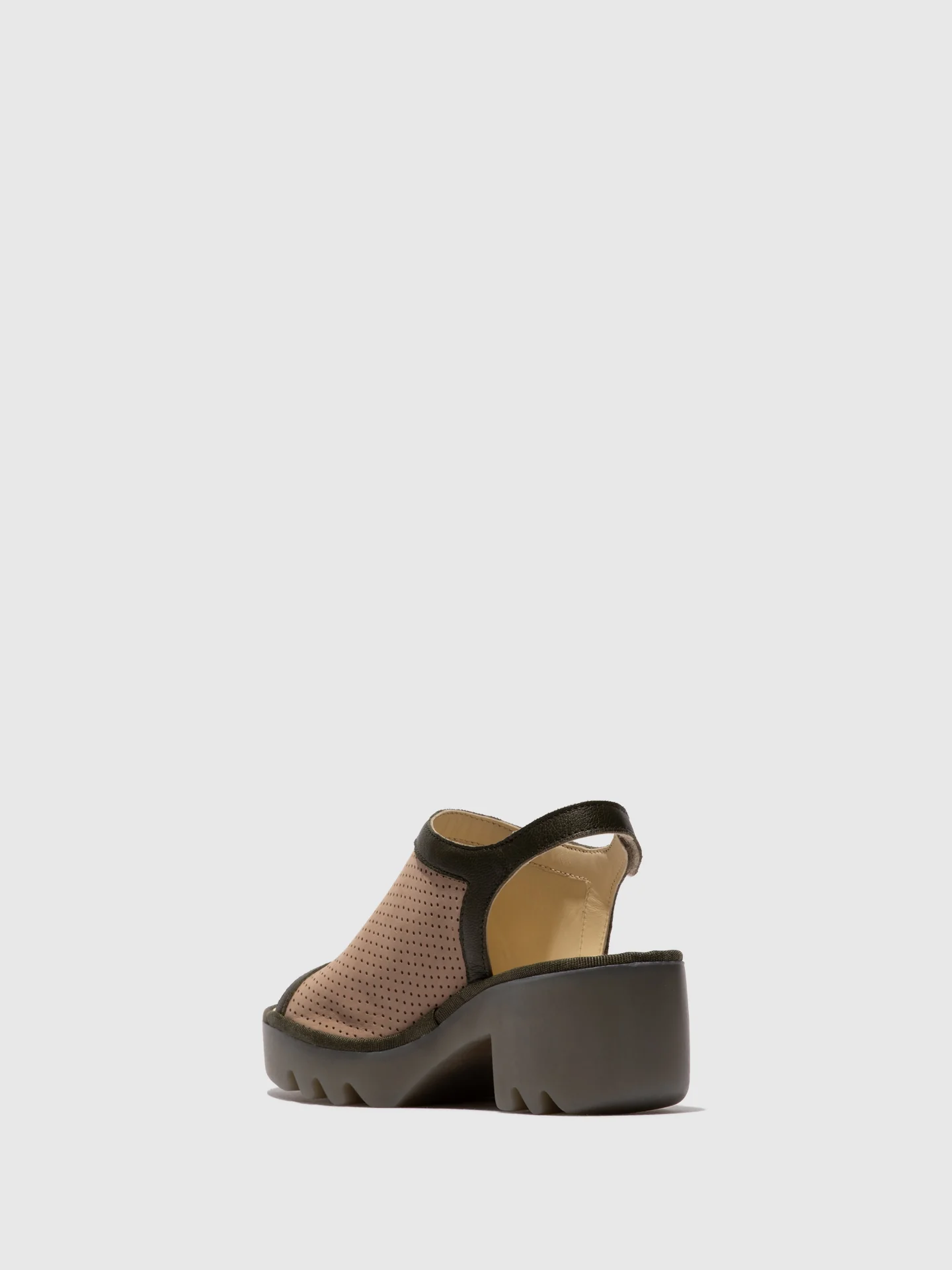 Sling-Back Sandals TEIF577FLY TAUPE/KHAKI - Image 3