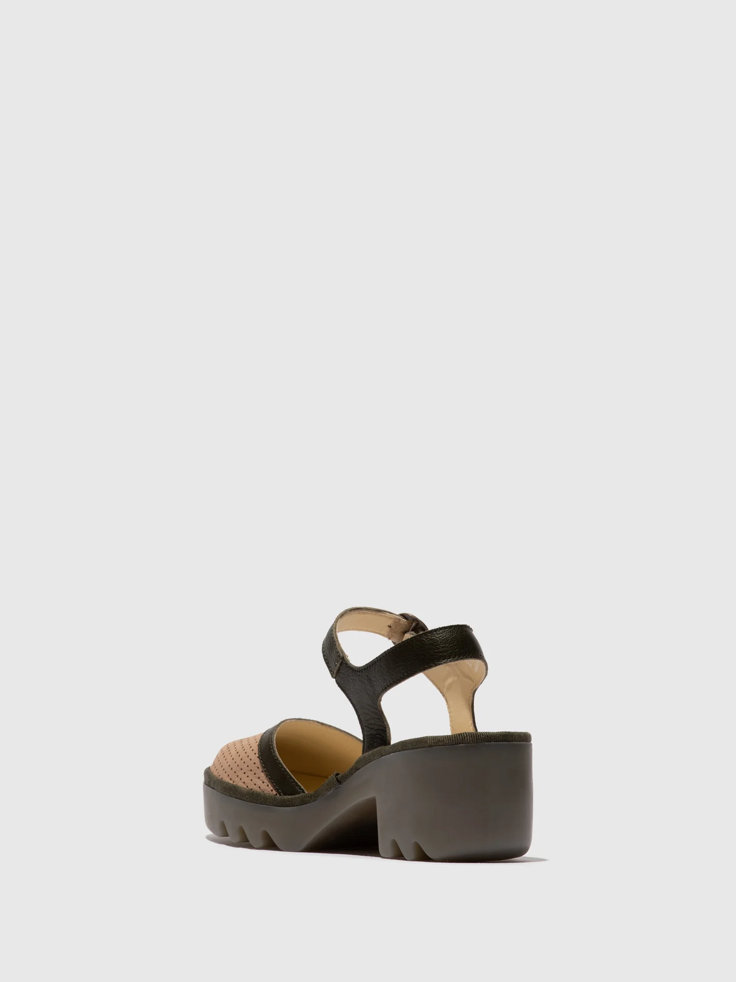 Sling-Back Sandals TEYO583FLY TAUPE/KHAKI - Image 3