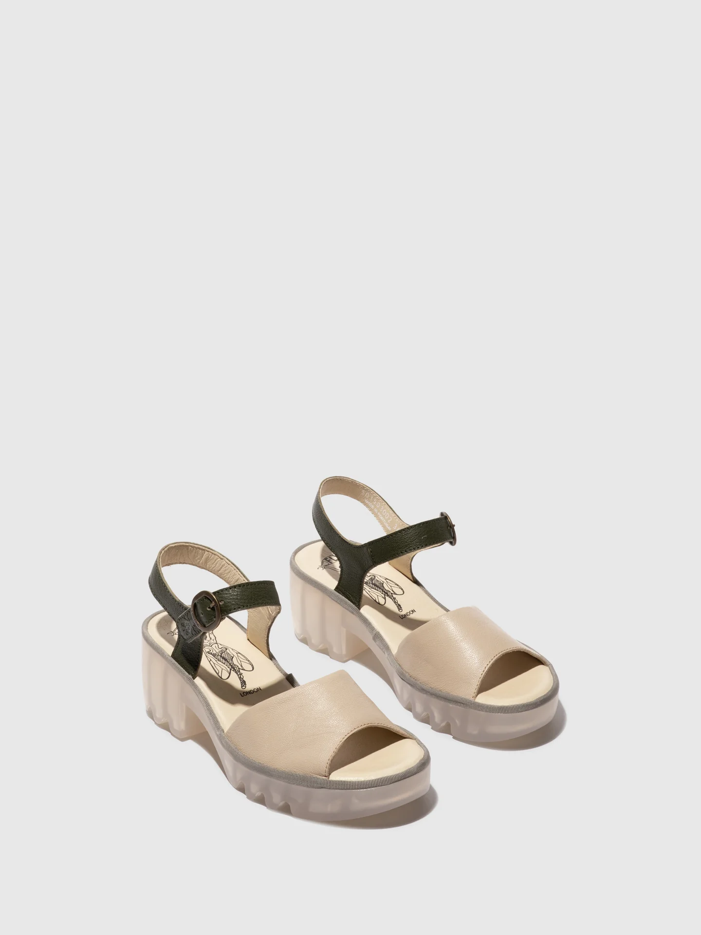 Sling-Back Sandals TULL503FLY TAUPE/ KHAKI - Image 2