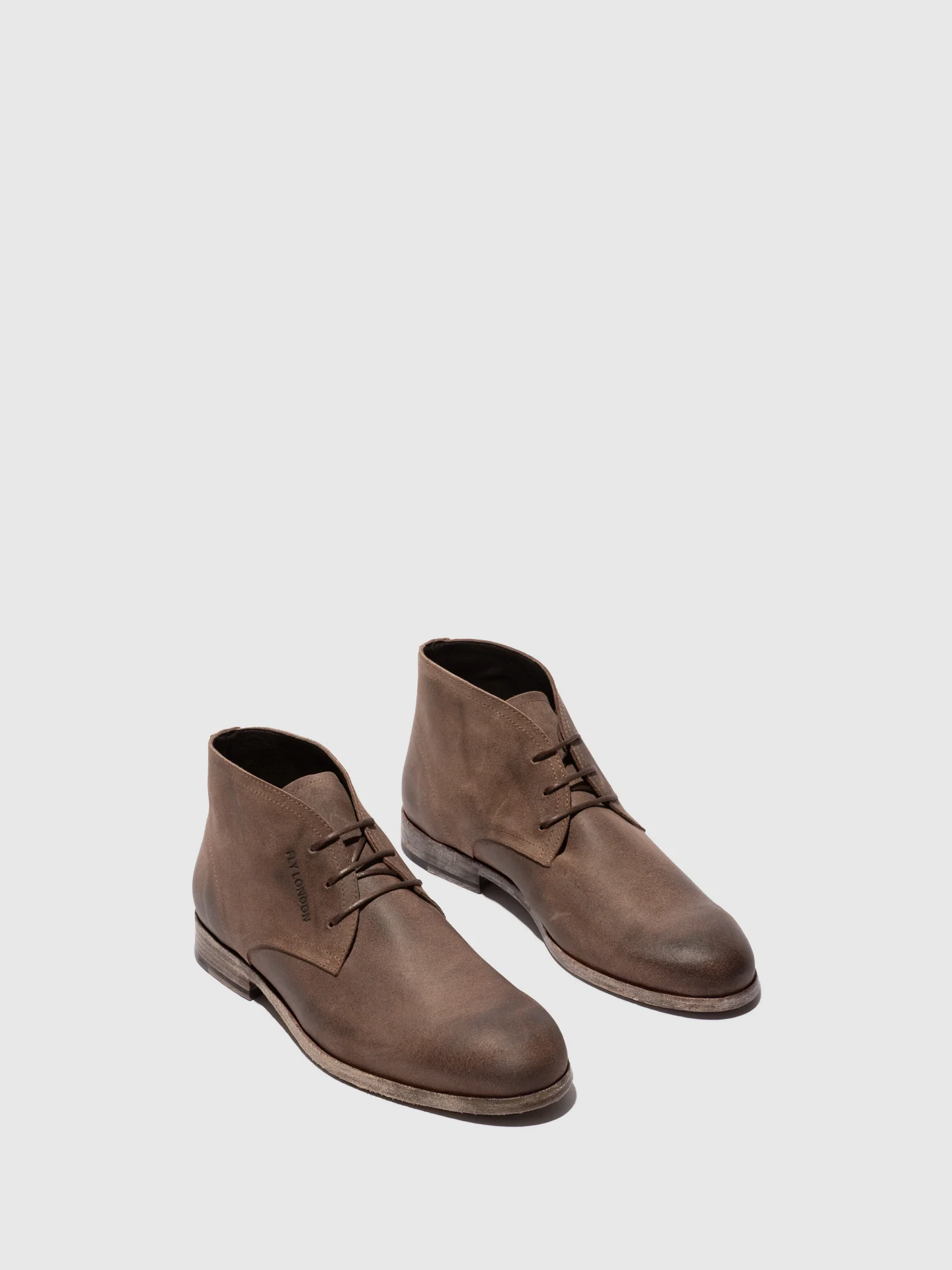 Lace-up Ankle Boots CAJY074FLY TAUPE - Image 2