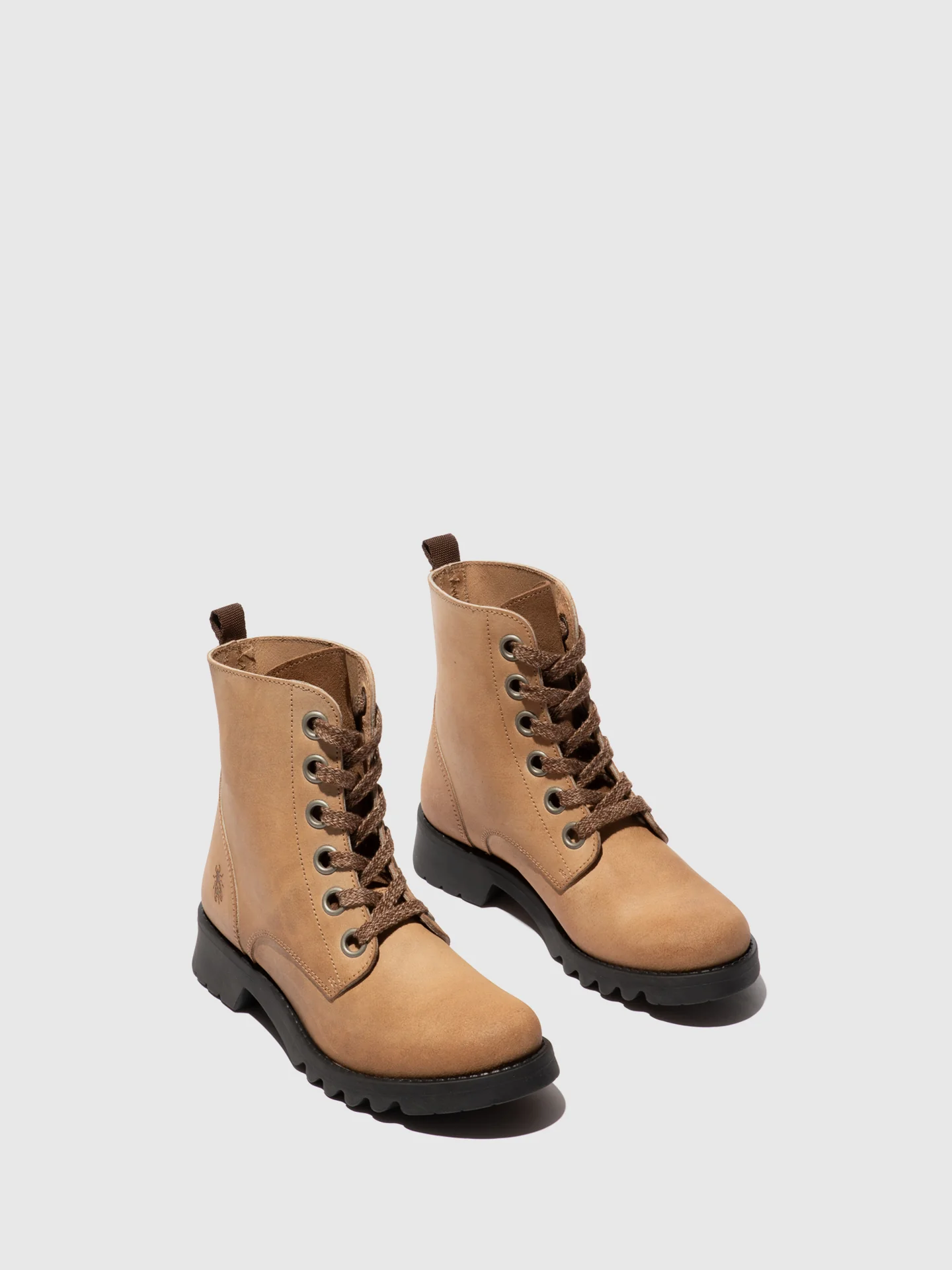 Lace-up Ankle Boots ROOG186FLY TAUPE - Image 2