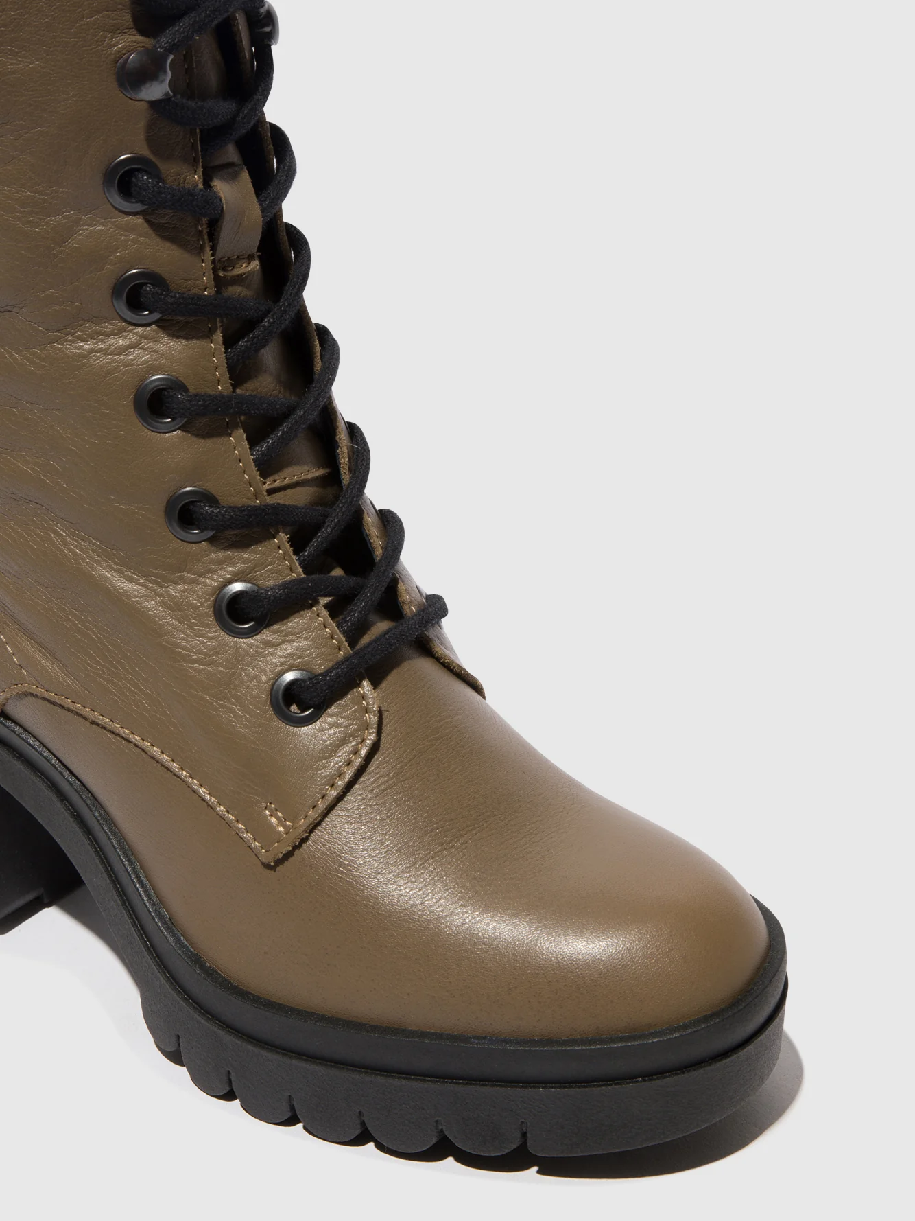 Lace-up Ankle Boots TIEL642FLY TAUPE - Image 4