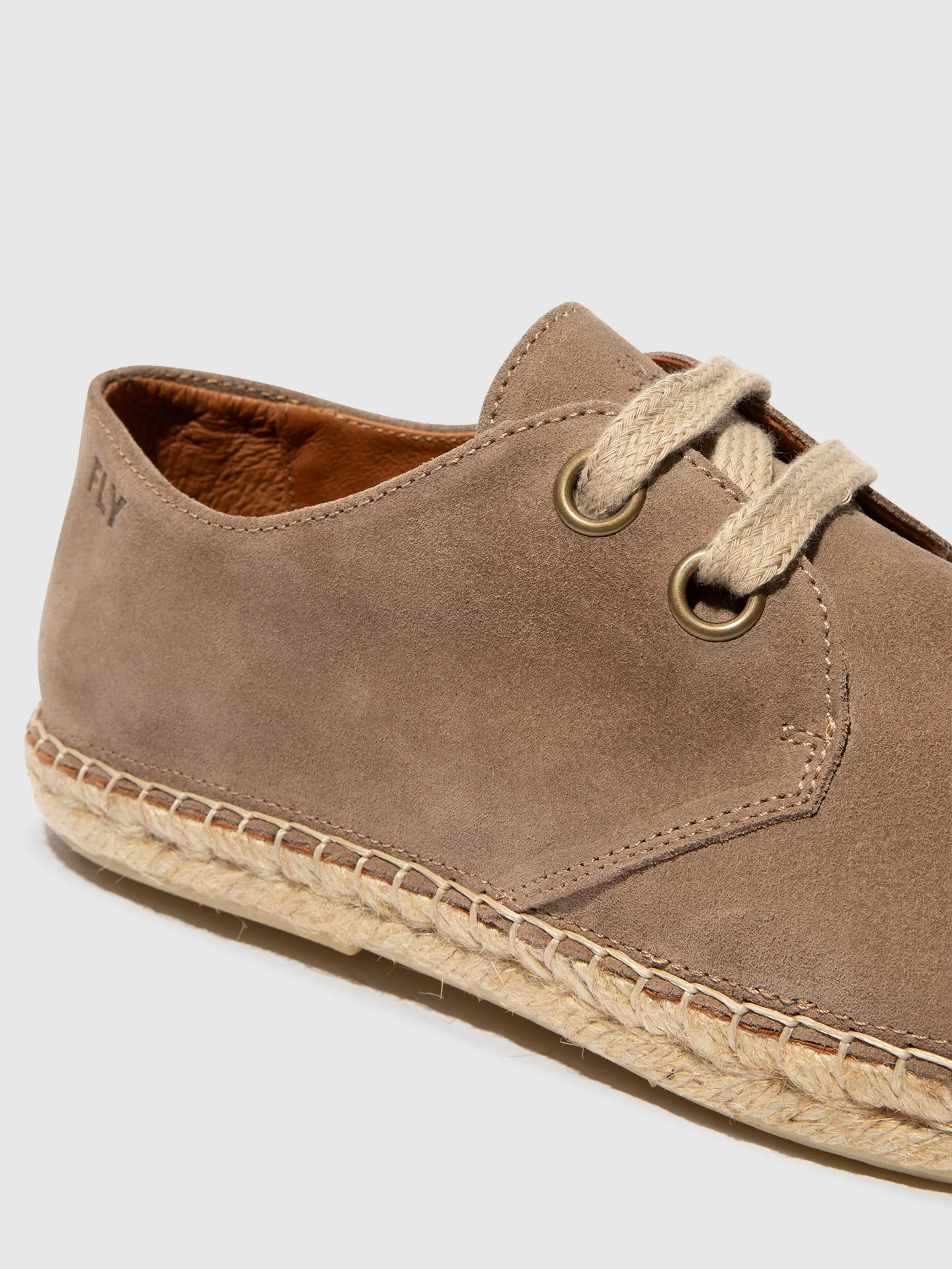 Lace-up Espadrilles SLIN528FLY TAUPE - Image 4