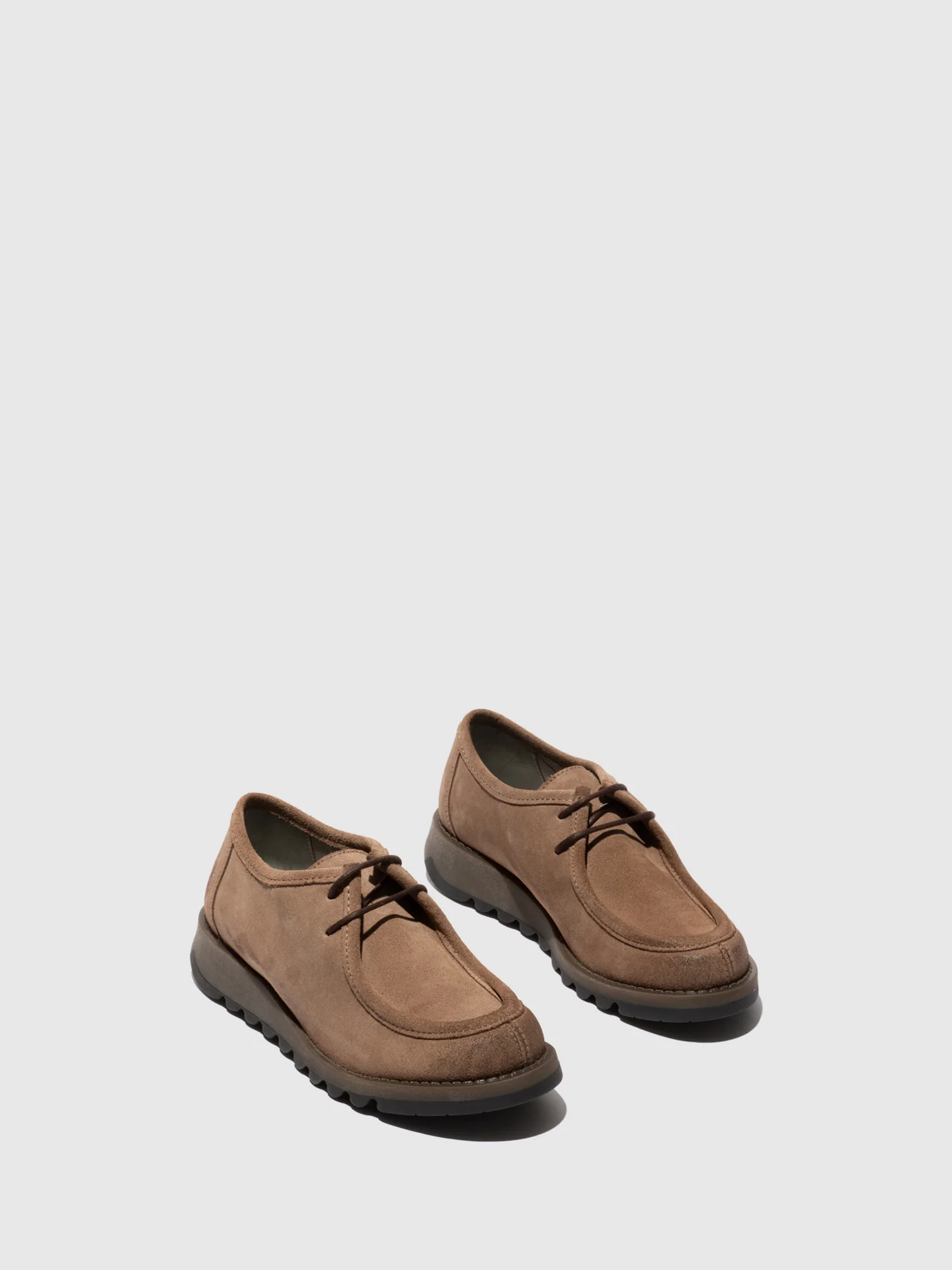Lace-up Shoes SLUK134FLY TAUPE - Image 2