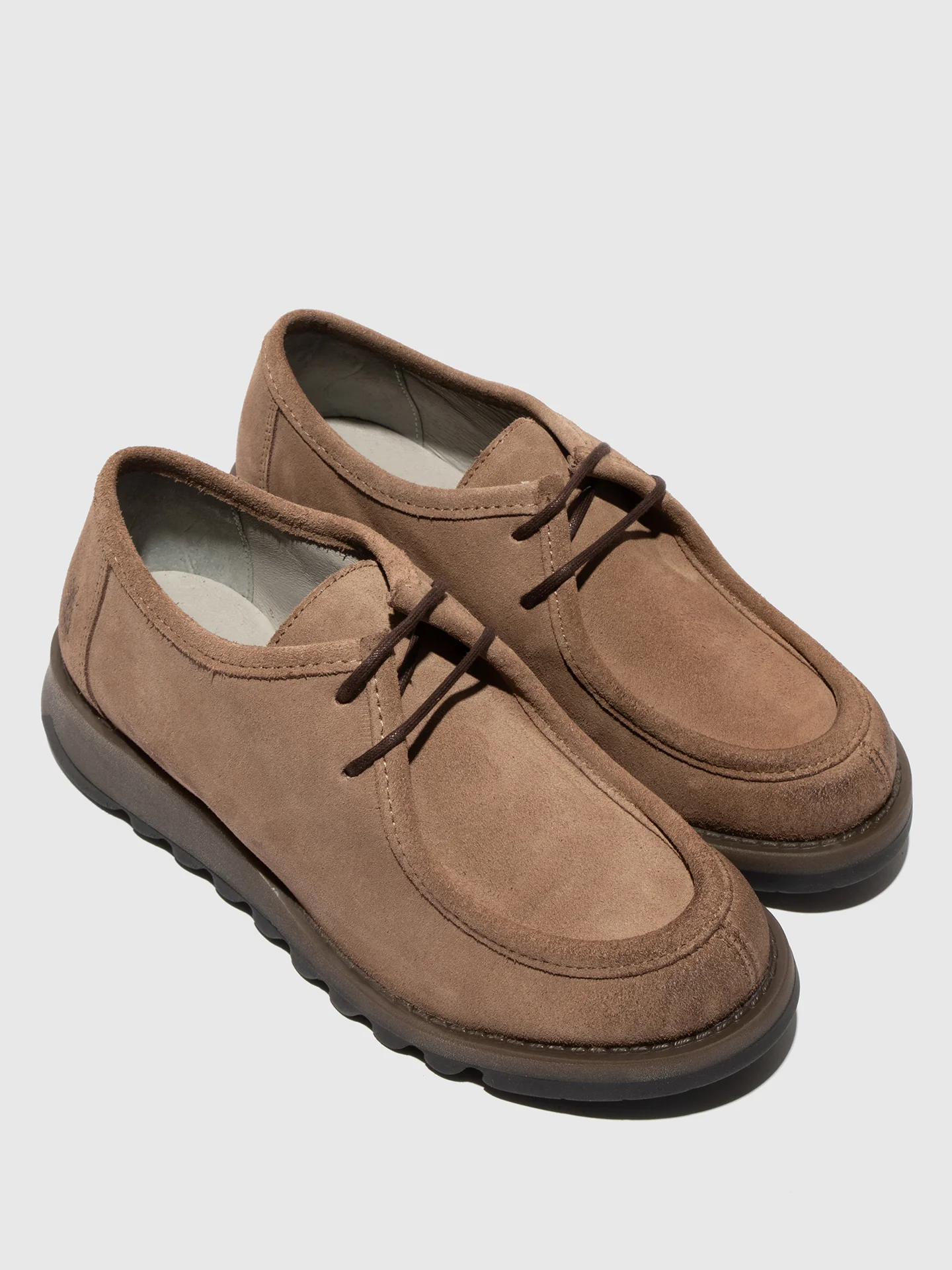 Lace-up Shoes SLUK134FLY TAUPE - Image 4