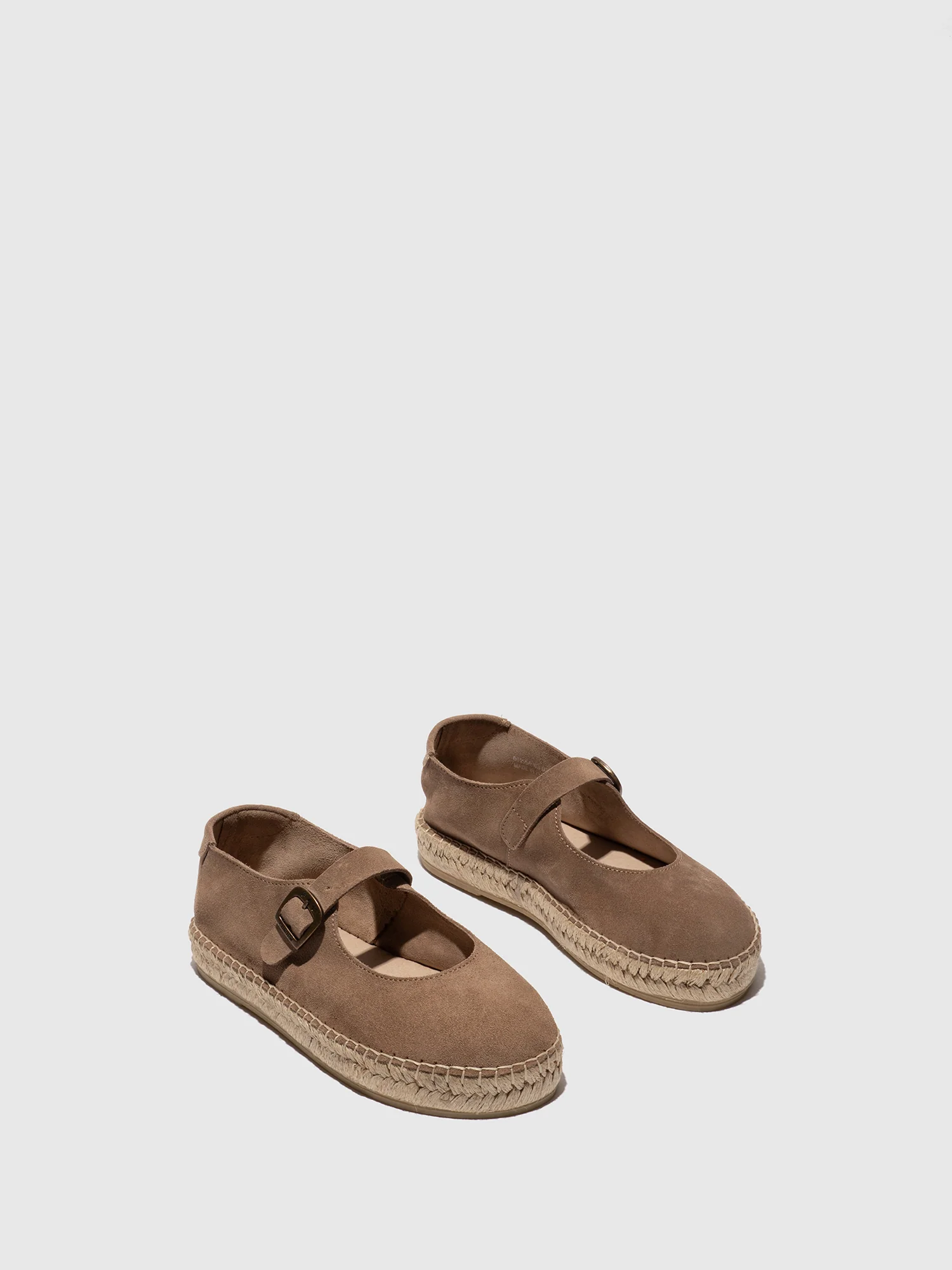 Round Toe Espadrilles SOIK554FLY TAUPE - Image 2