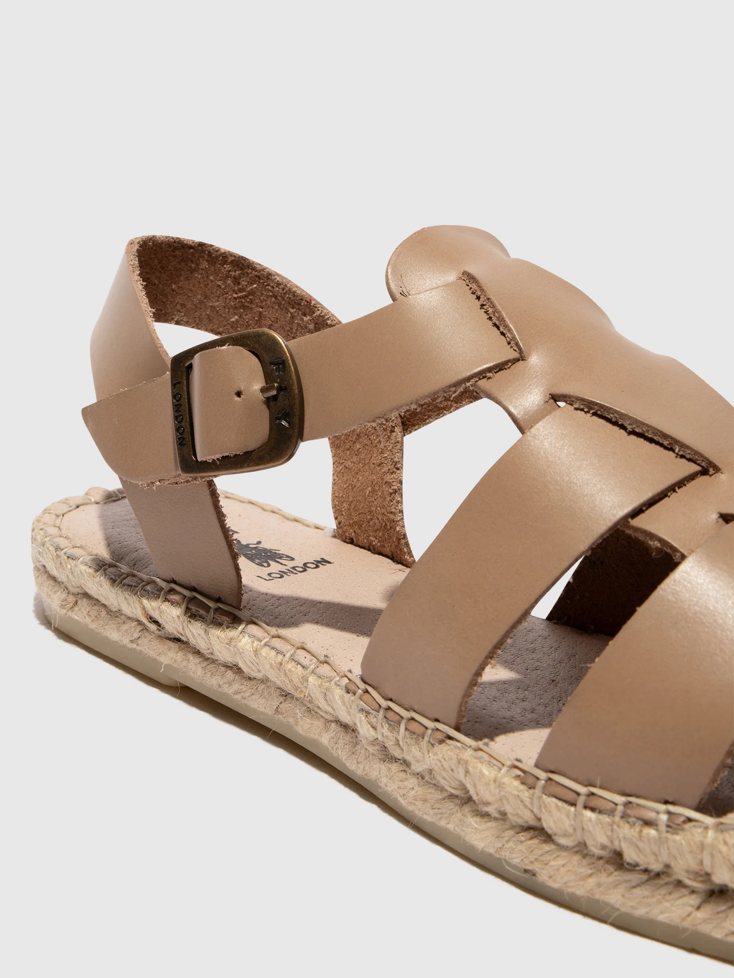 Sling-Back Espadrilles SOWA551FLY TAUPE - Image 4