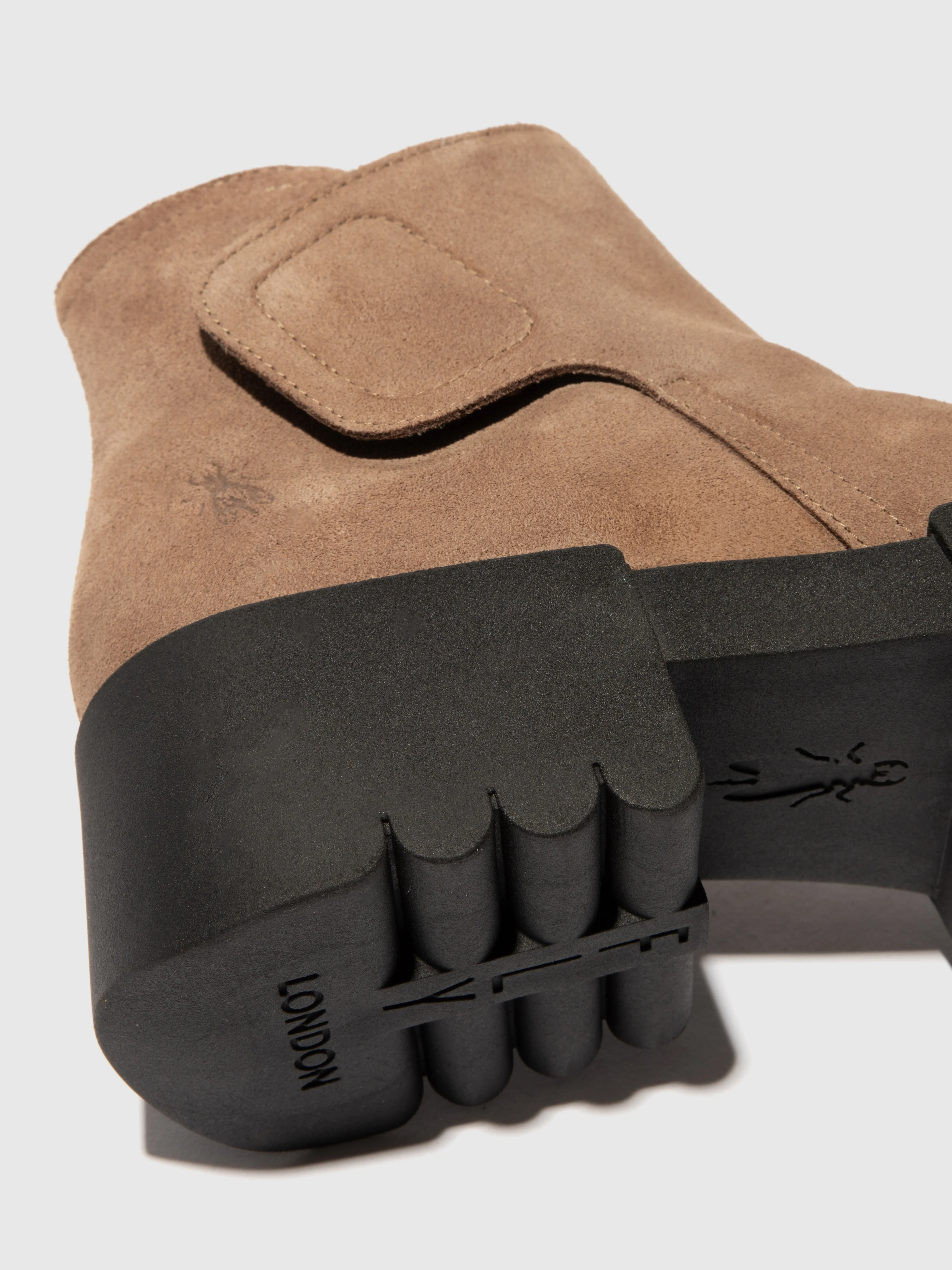 Velcro Ankle Boots ENDO006FLY TAUPE - Image 4