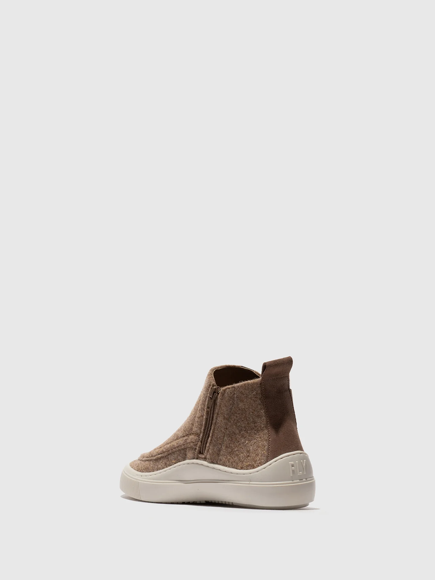 Velcro Trainers SLEV706FLY TAUPE - Image 3