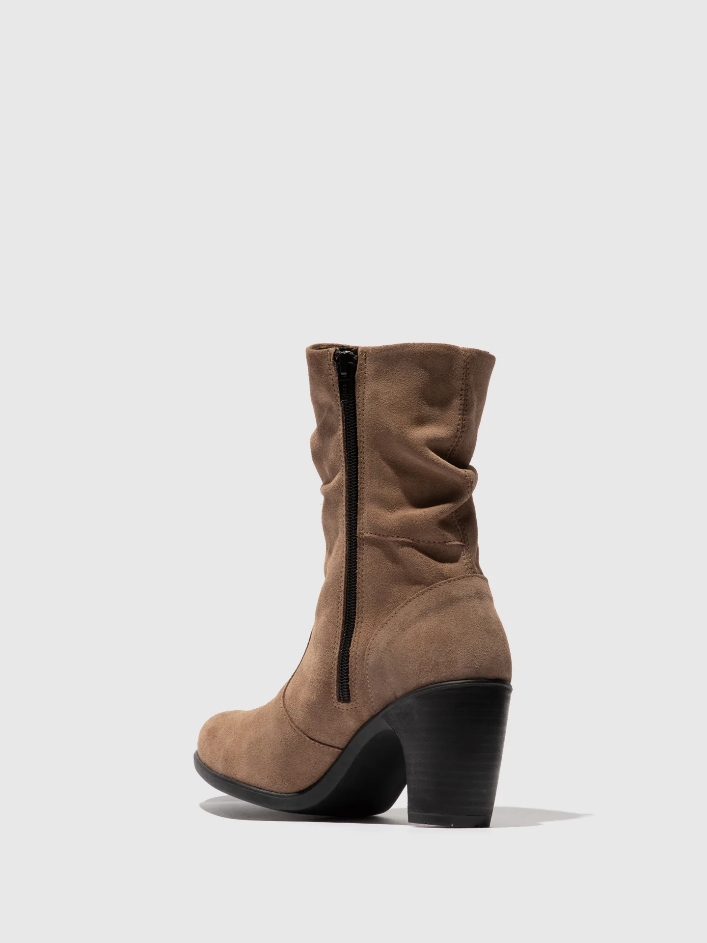 Zip Up Ankle Boots KLEI152FLY TAUPE - Image 3