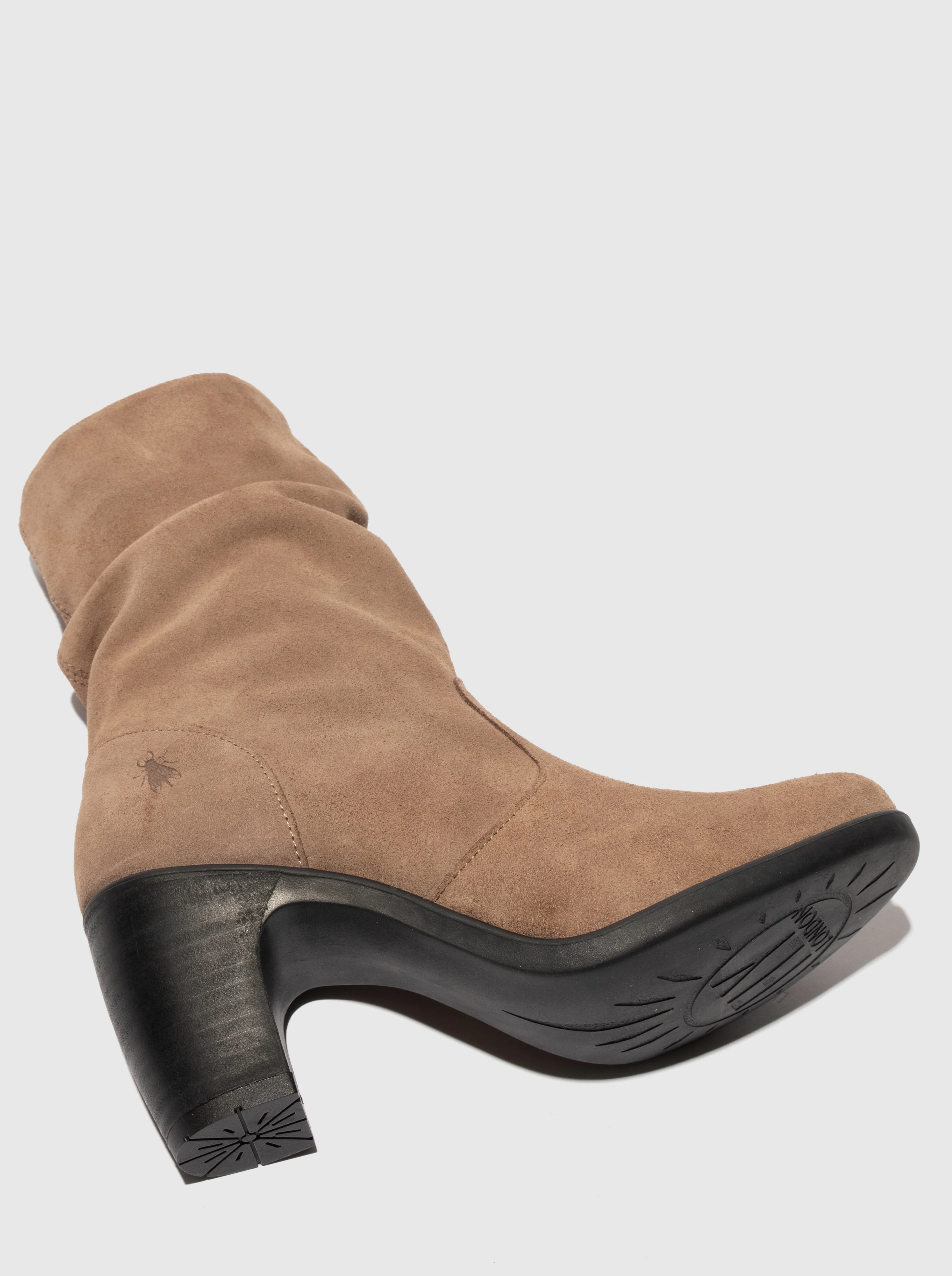 Zip Up Ankle Boots KLEI152FLY TAUPE - Image 4