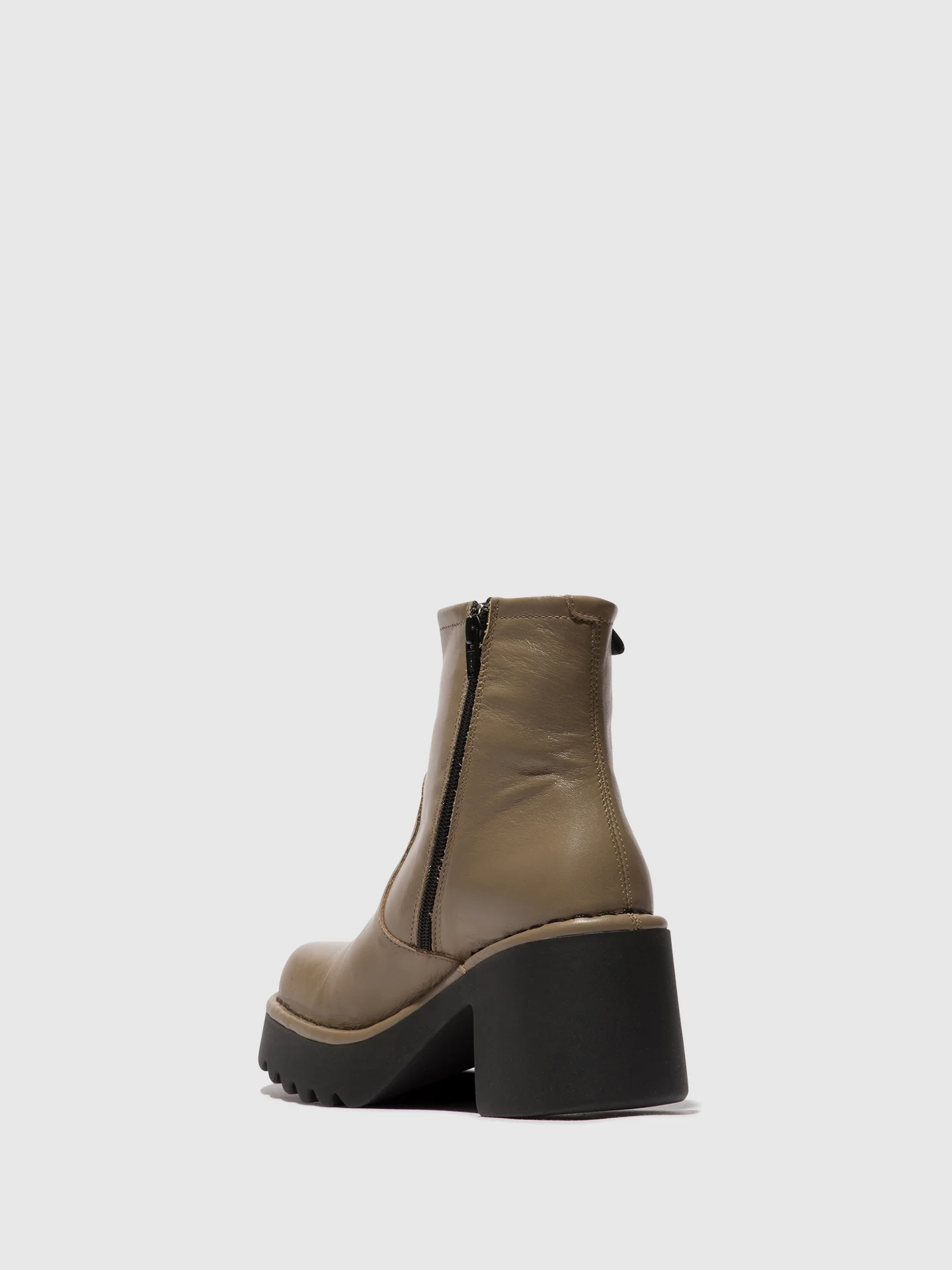 Zip Up Ankle Boots MOGE250FLY TAUPE - Image 3