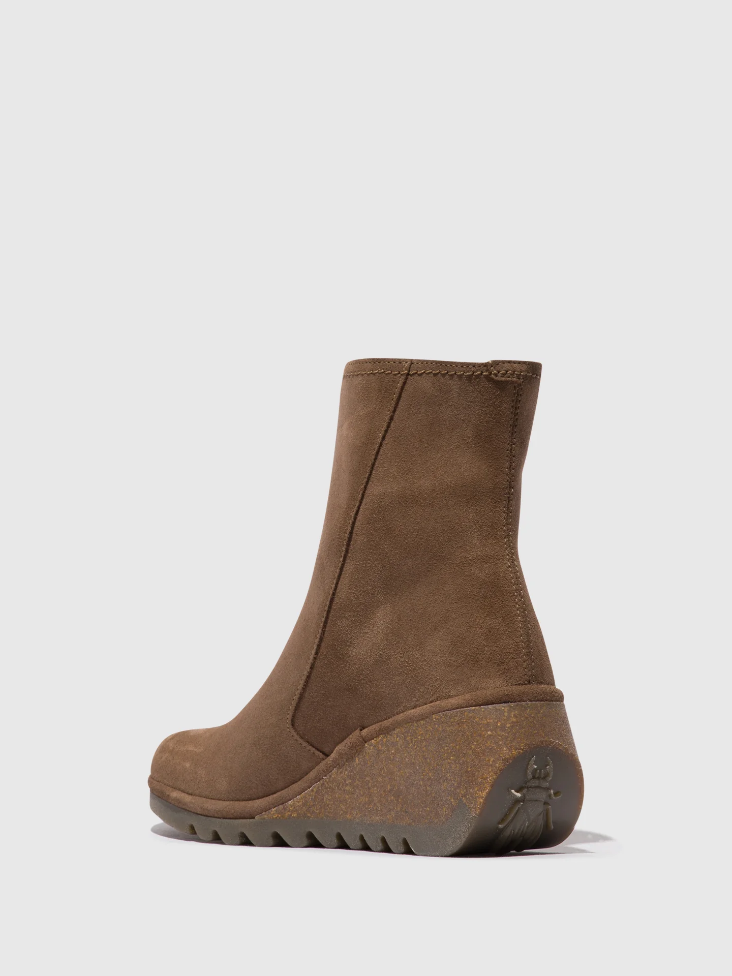 Zip Up Ankle Boots NELA407FLY TAUPE - Image 3