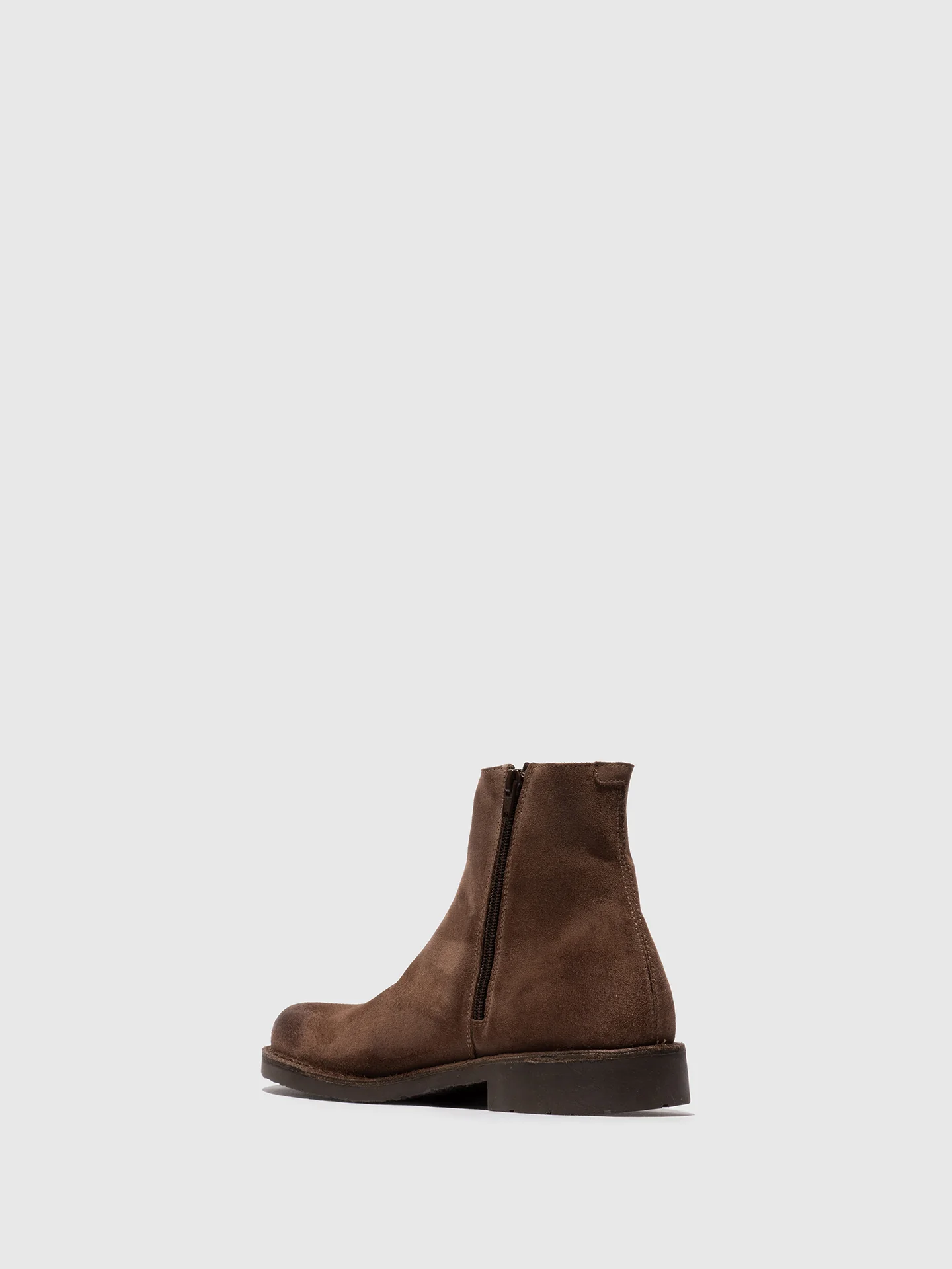 Zip Up Ankle Boots RUPE183FLY TAUPE - Image 3