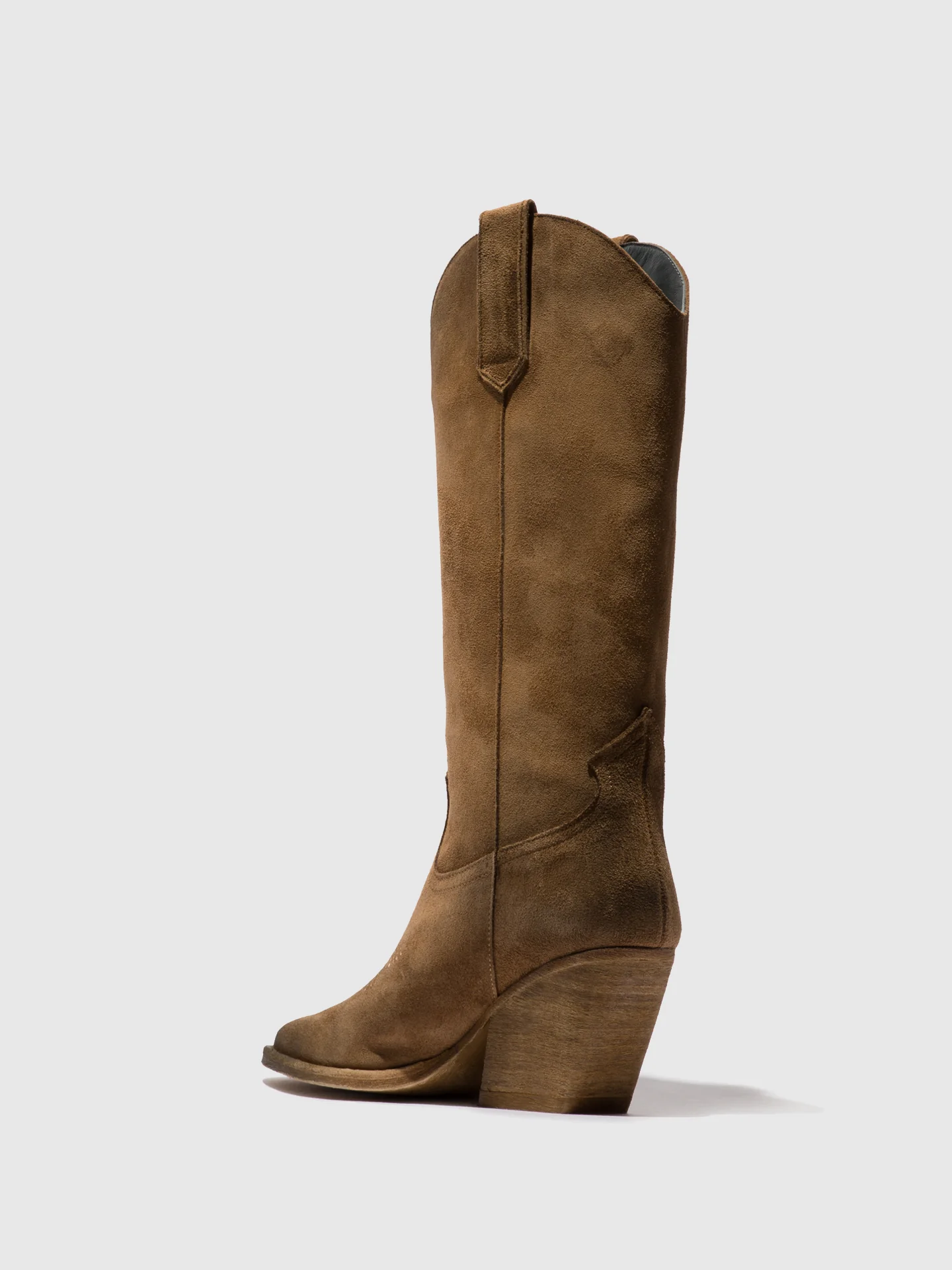 Zip Up Boots WEDA184FLY TAUPE - Image 3