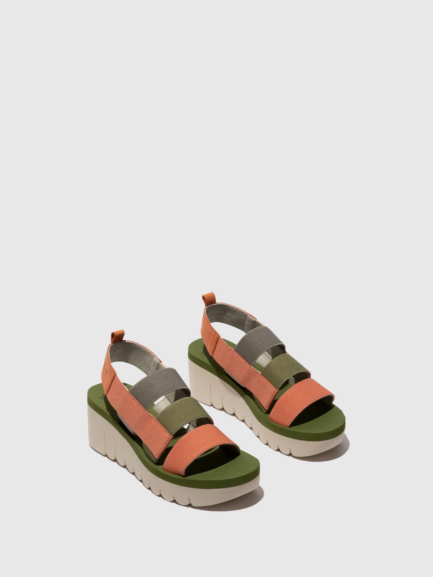 Strappy Sandals YERE847FLY TEA ROSE/MULTICOLOR/ARMY GREEN - Image 2