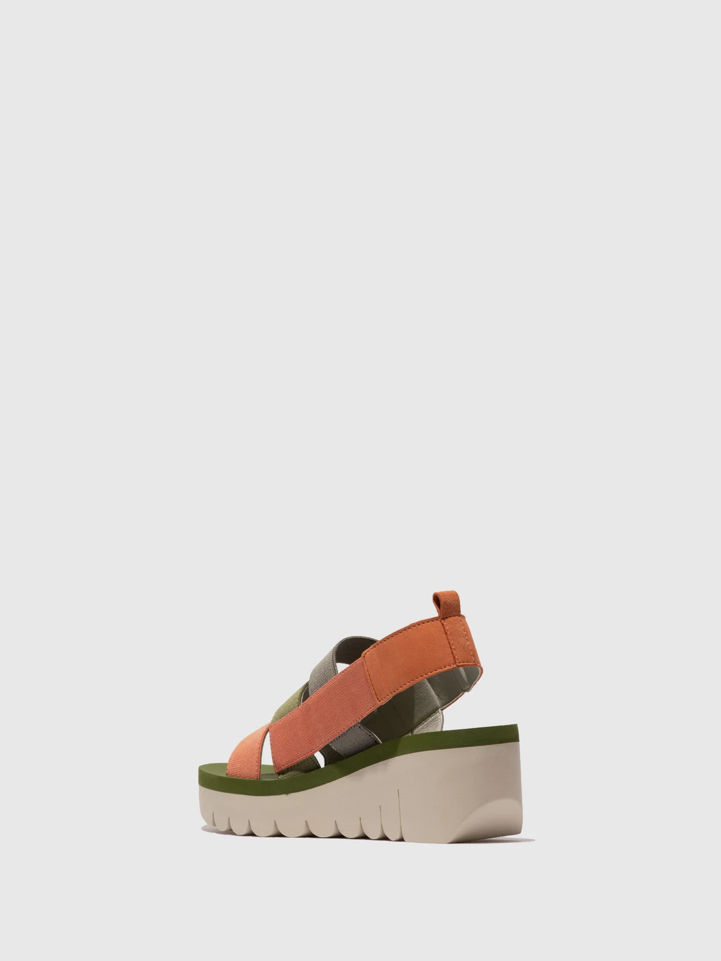 Strappy Sandals YERE847FLY TEA ROSE/MULTICOLOR/ARMY GREEN - Image 3