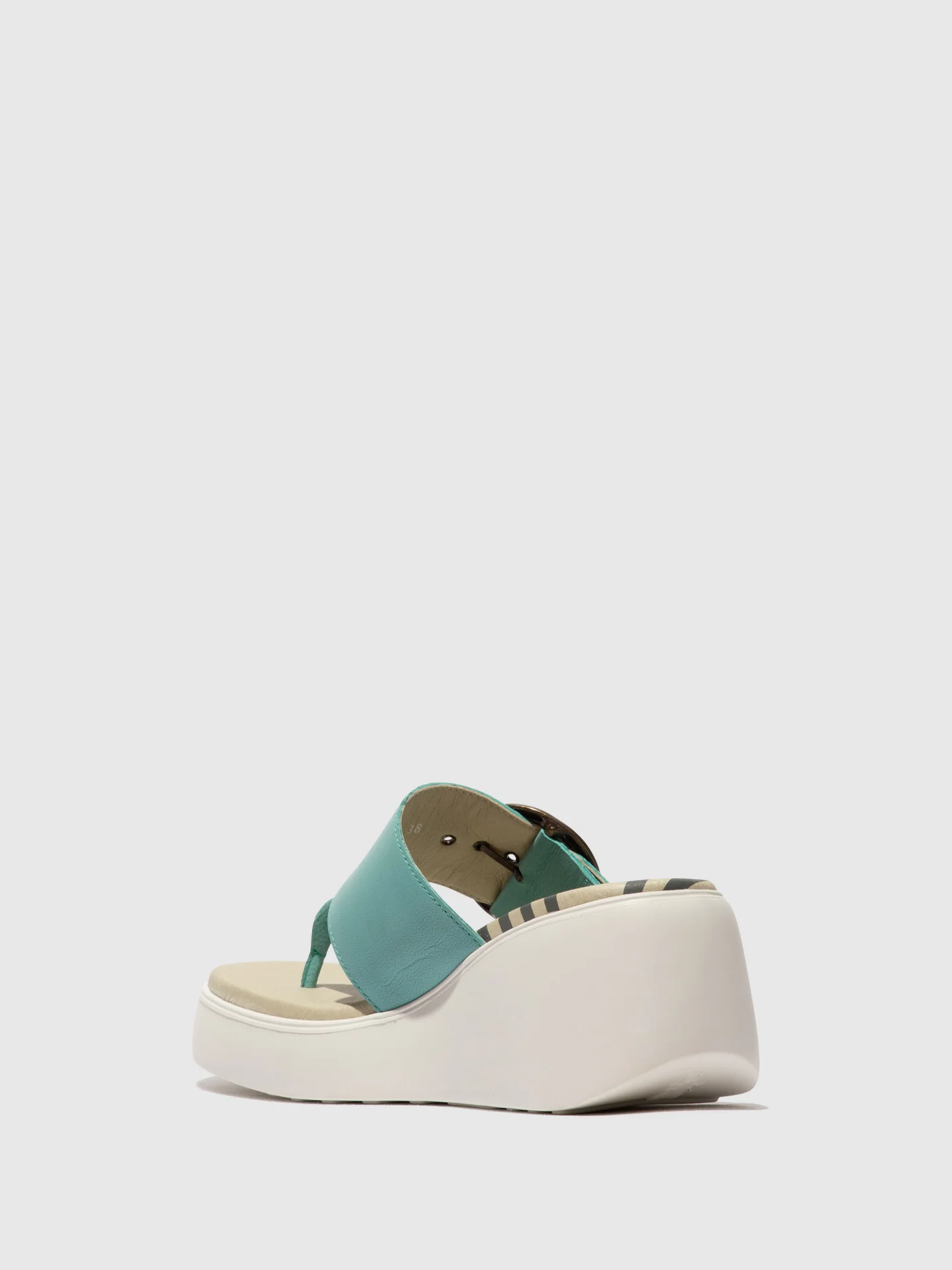 Buckle Mules DAFI938FLY TURQUOISE - Image 3