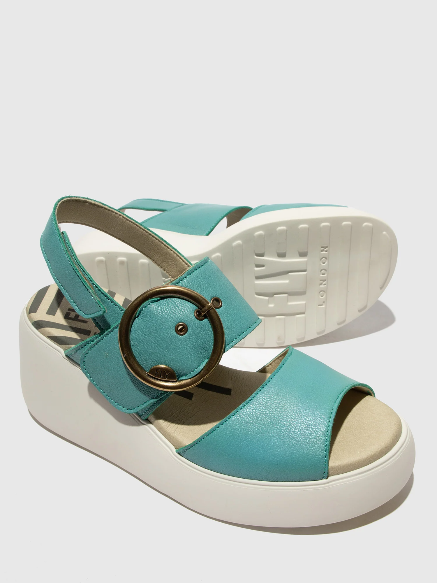 Sling-Back Sandals DIGO939FLY TURQUOISE - Image 4