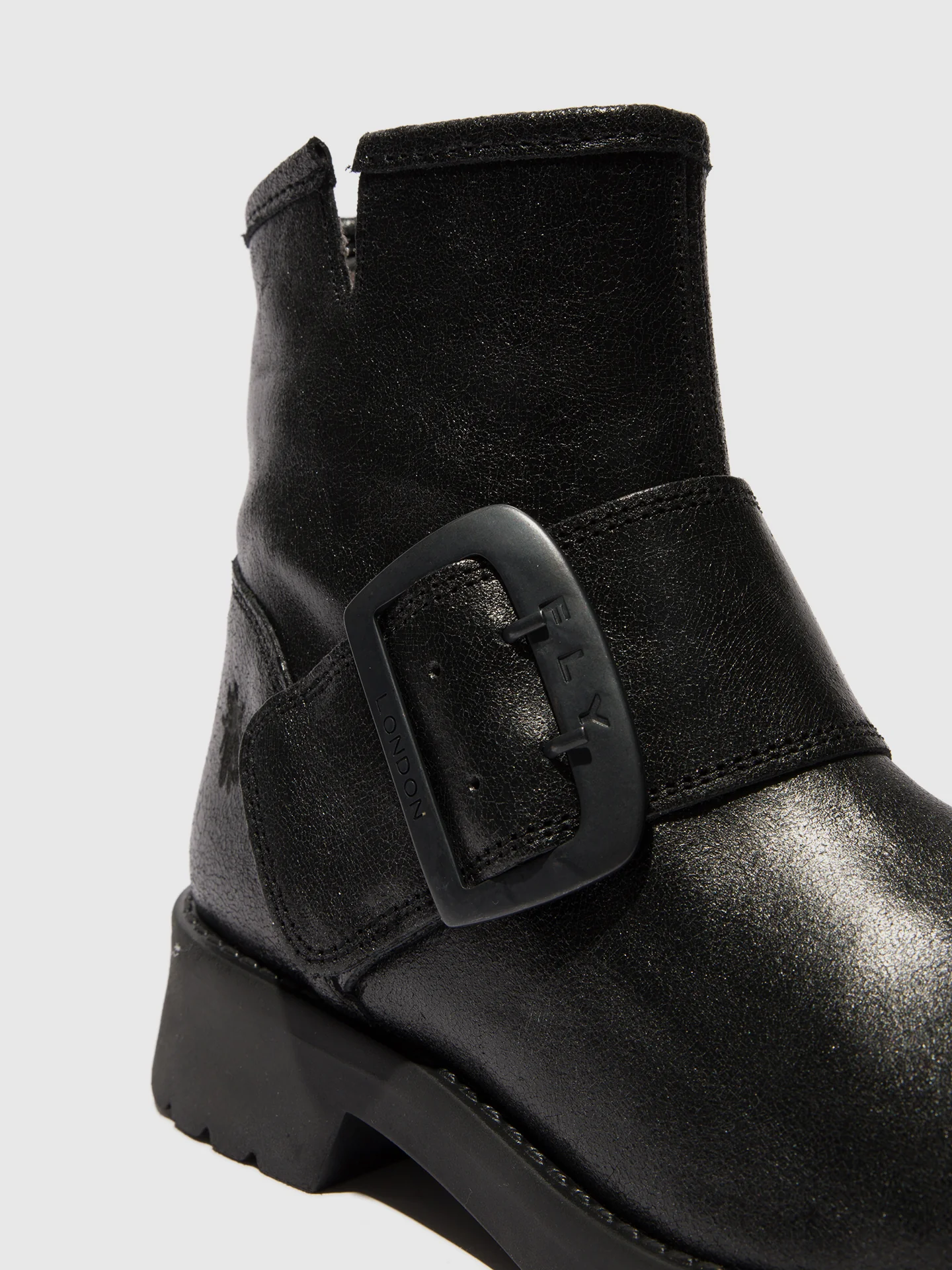 Buckle Ankle Boots RILY991FLY VALLEY BLACK - Image 4