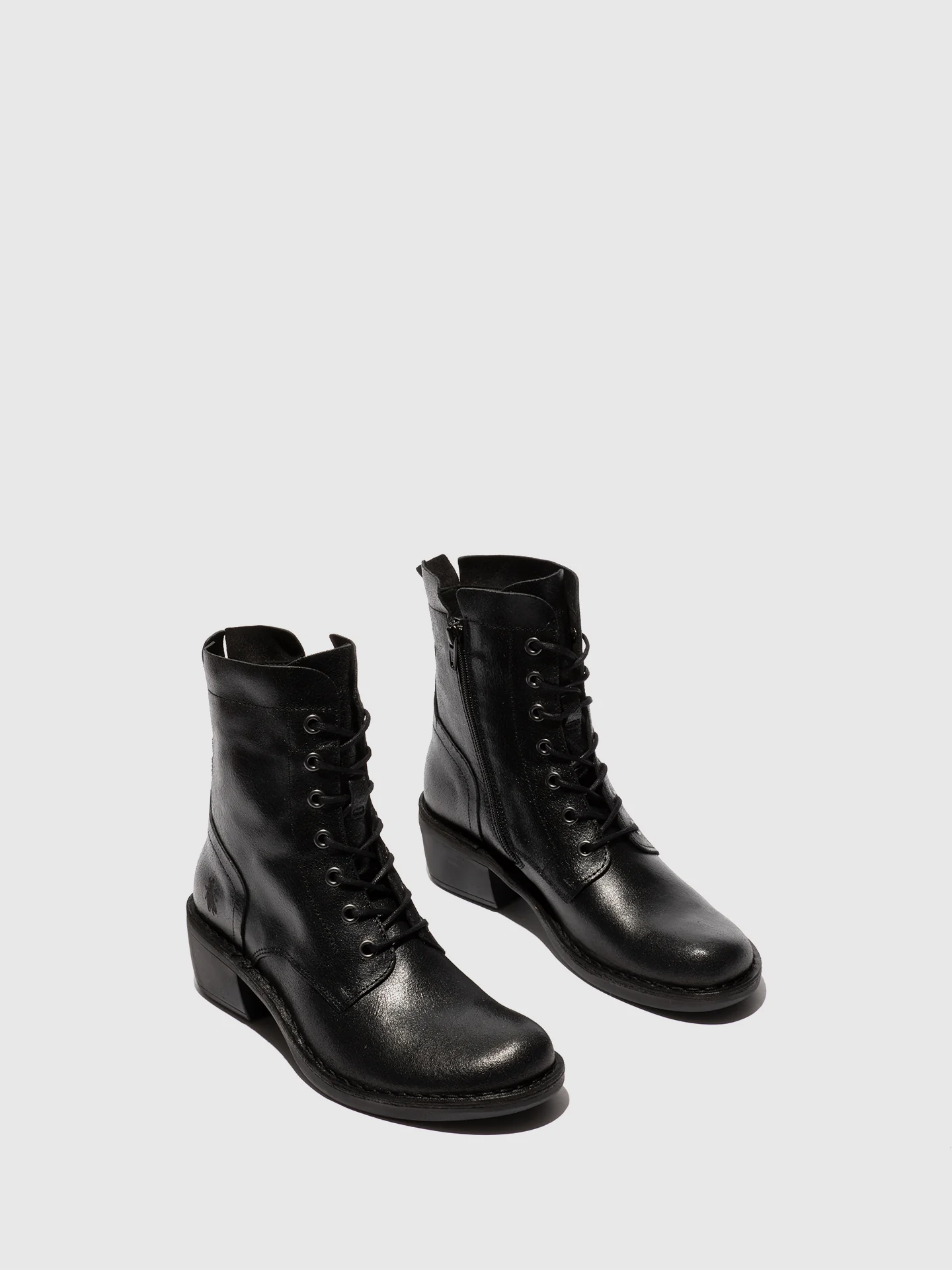 Lace-up Ankle Boots MILU044FLY VALLEY BLACK - Image 2