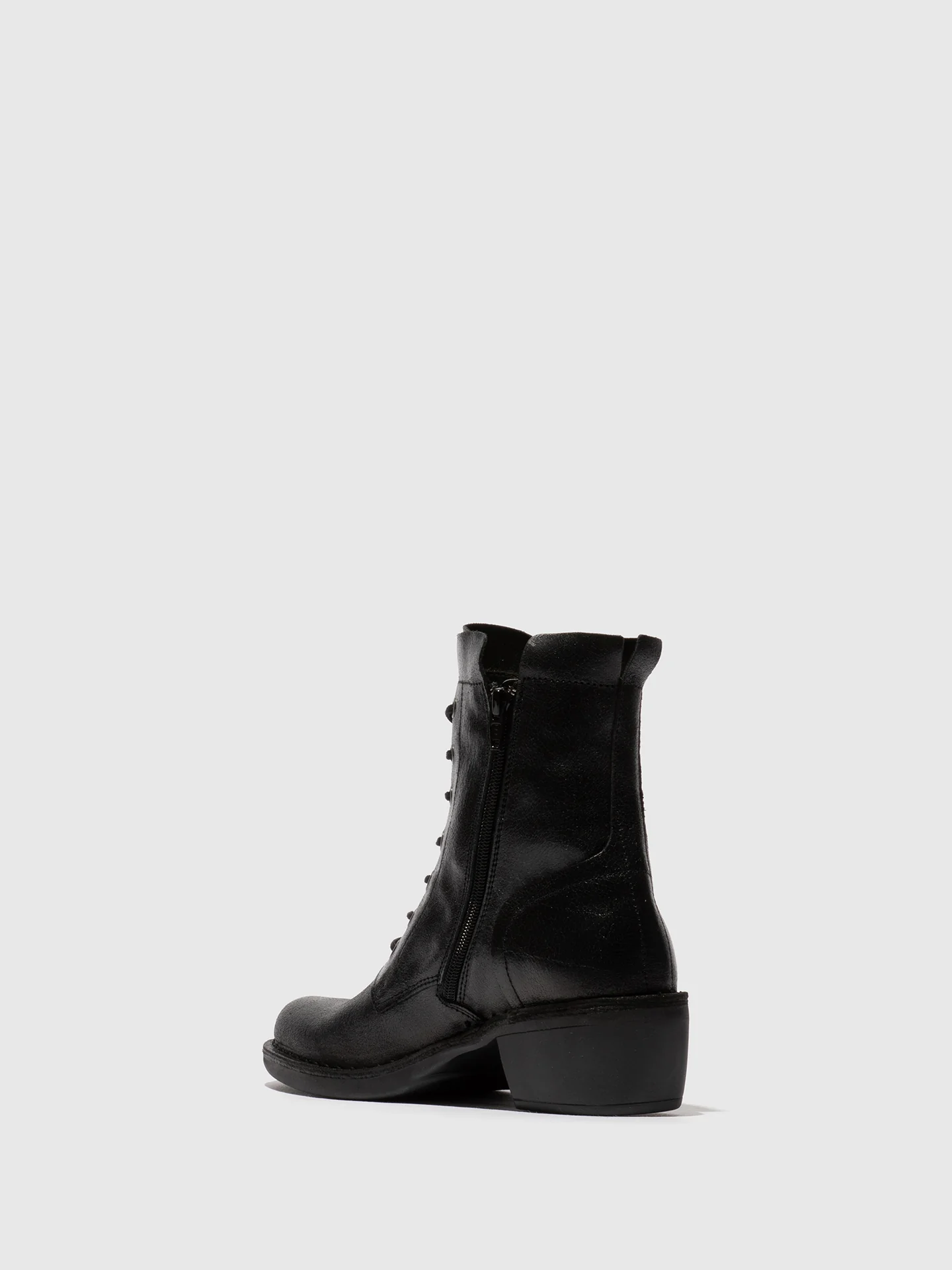 Lace-up Ankle Boots MILU044FLY VALLEY BLACK - Image 3