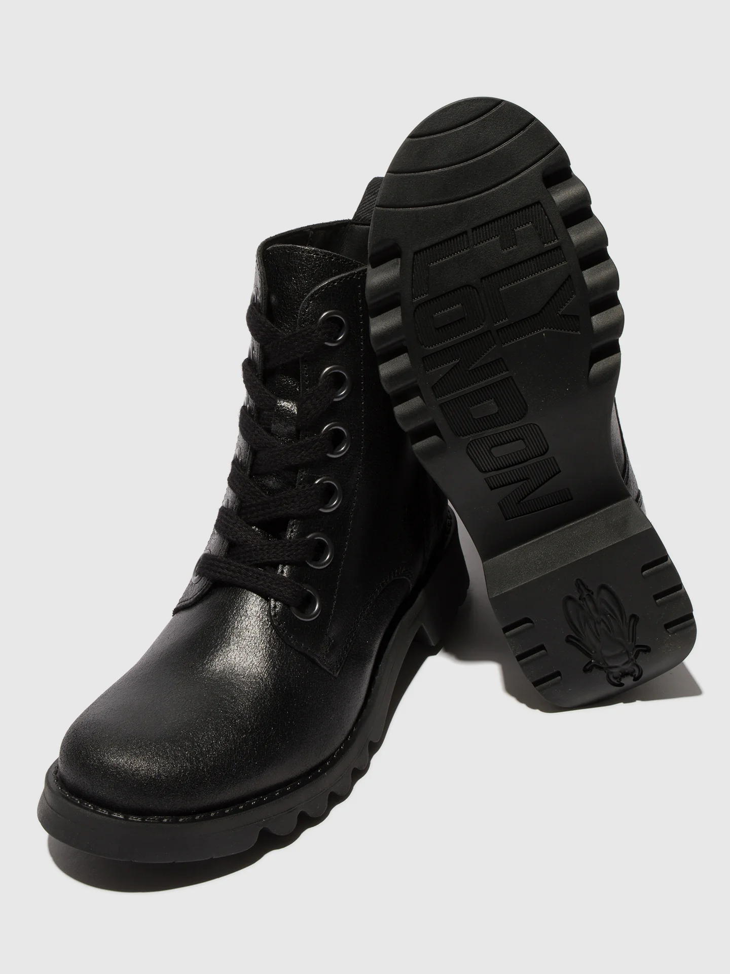Lace-up Ankle Boots RAGI539FLY VALLEY BLACK - Image 4