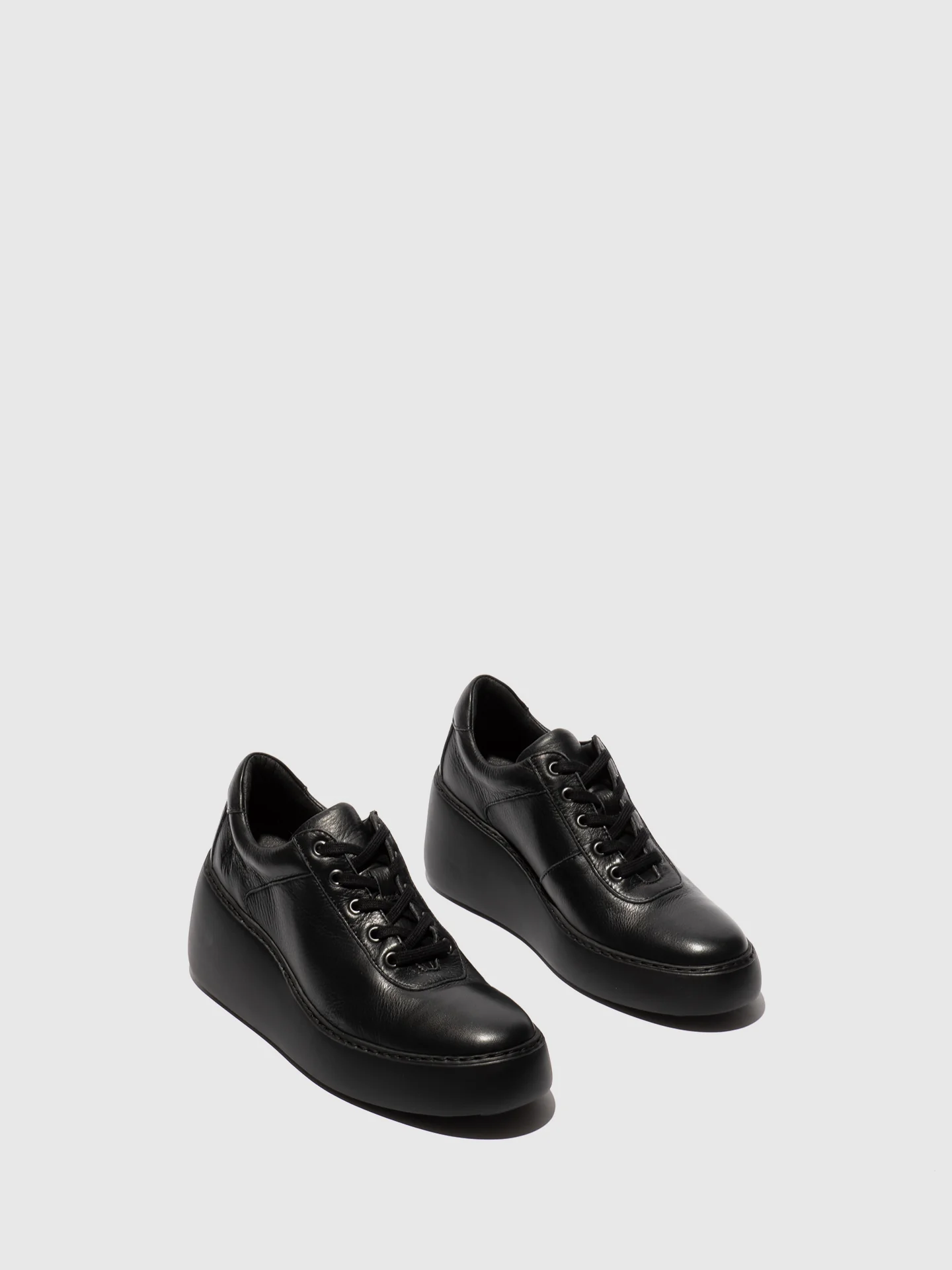 Lace-up Trainers DIPO638FLY VELVET BLACK - Image 2