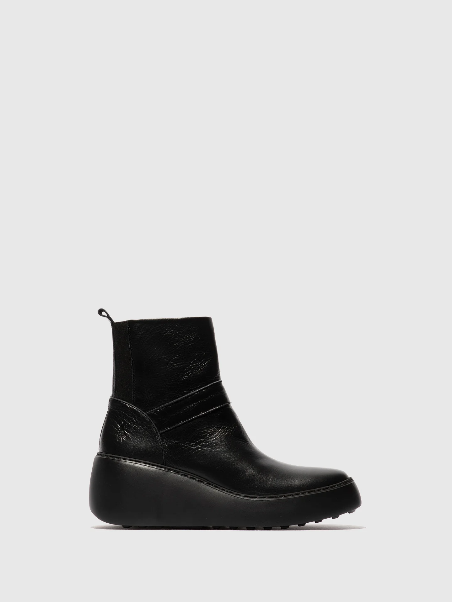 Zip Up Ankle Boots DOXE604FLY VELVET BLACK