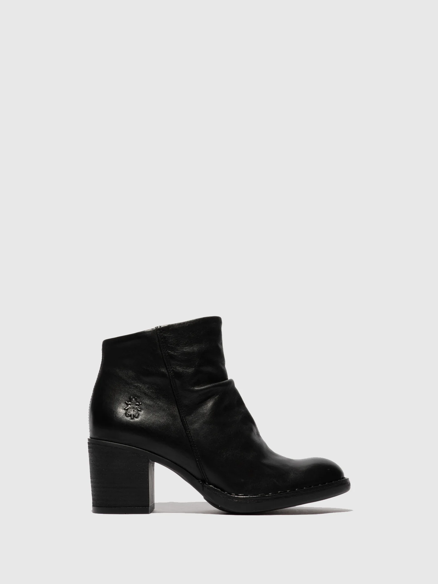 Zip Up Ankle Boots BELL061FLY VERONA BLACK