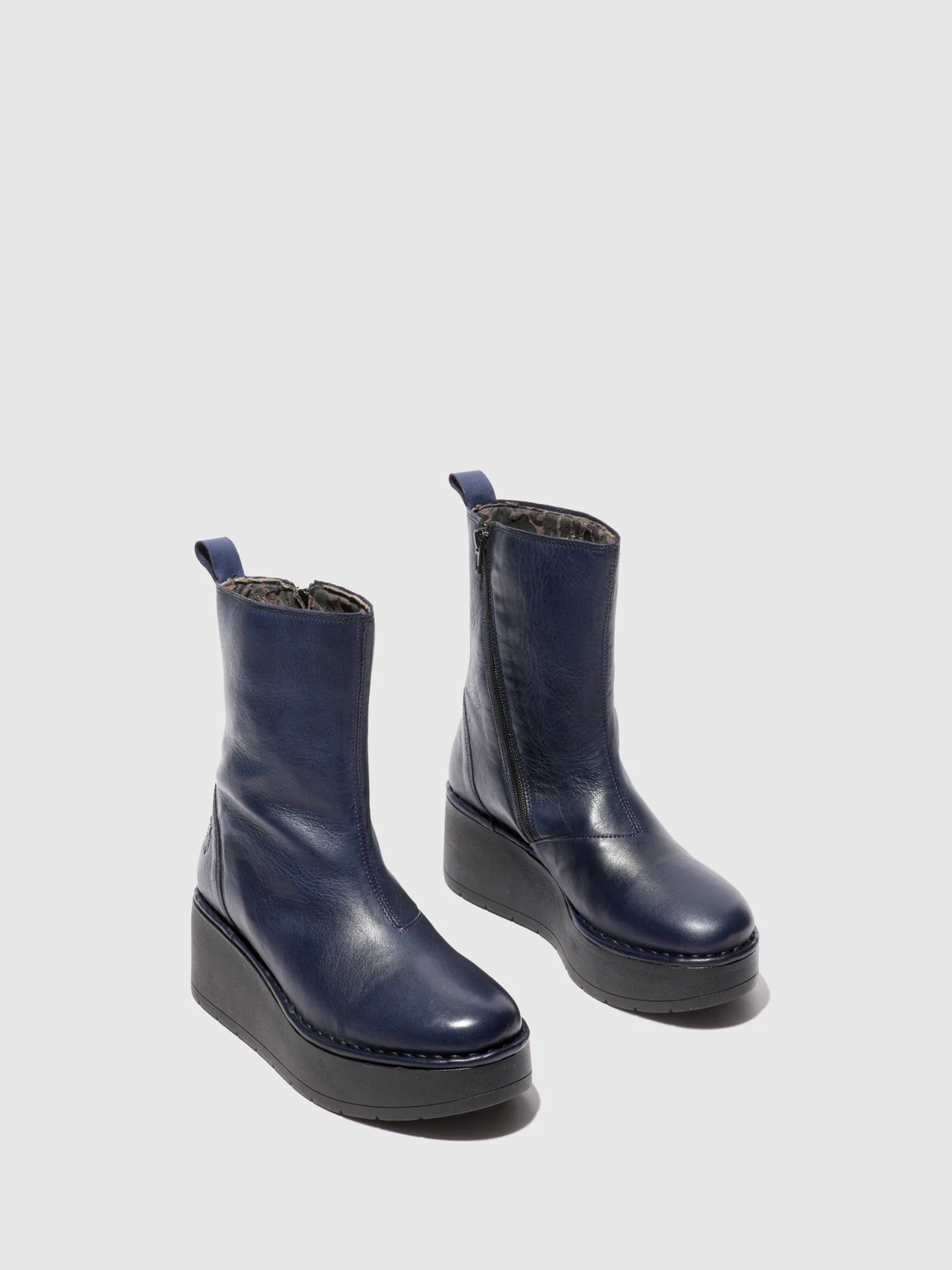 Zip Up Boots HAZE240FLY VERONA BLUE - Image 2