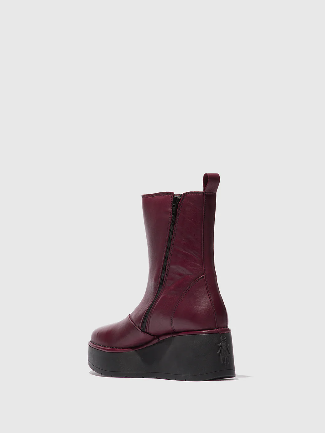 Zip Up Boots HAZE240FLY VERONA WINE - Image 3