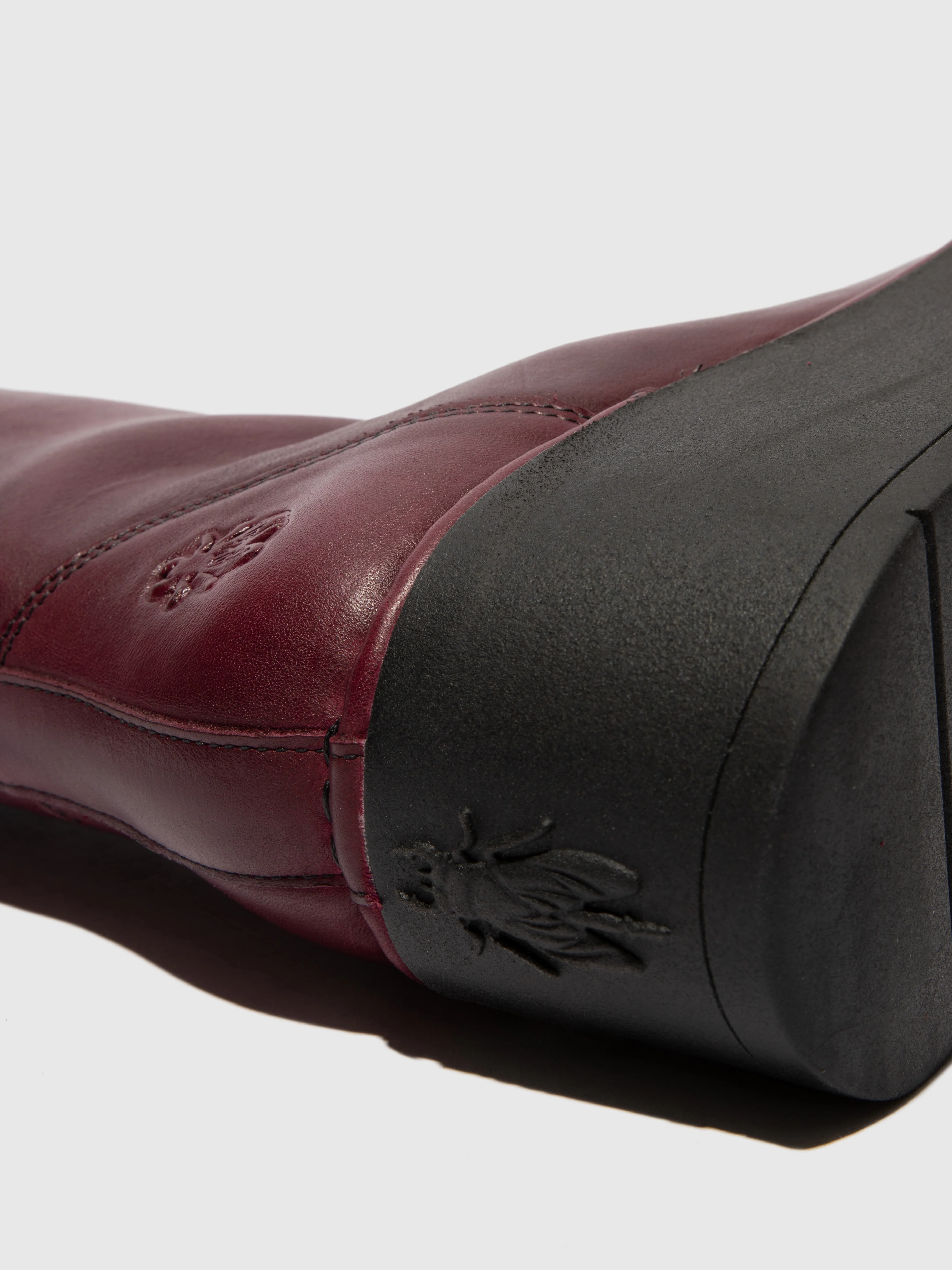 Zip Up Boots HAZE240FLY VERONA WINE - Image 4