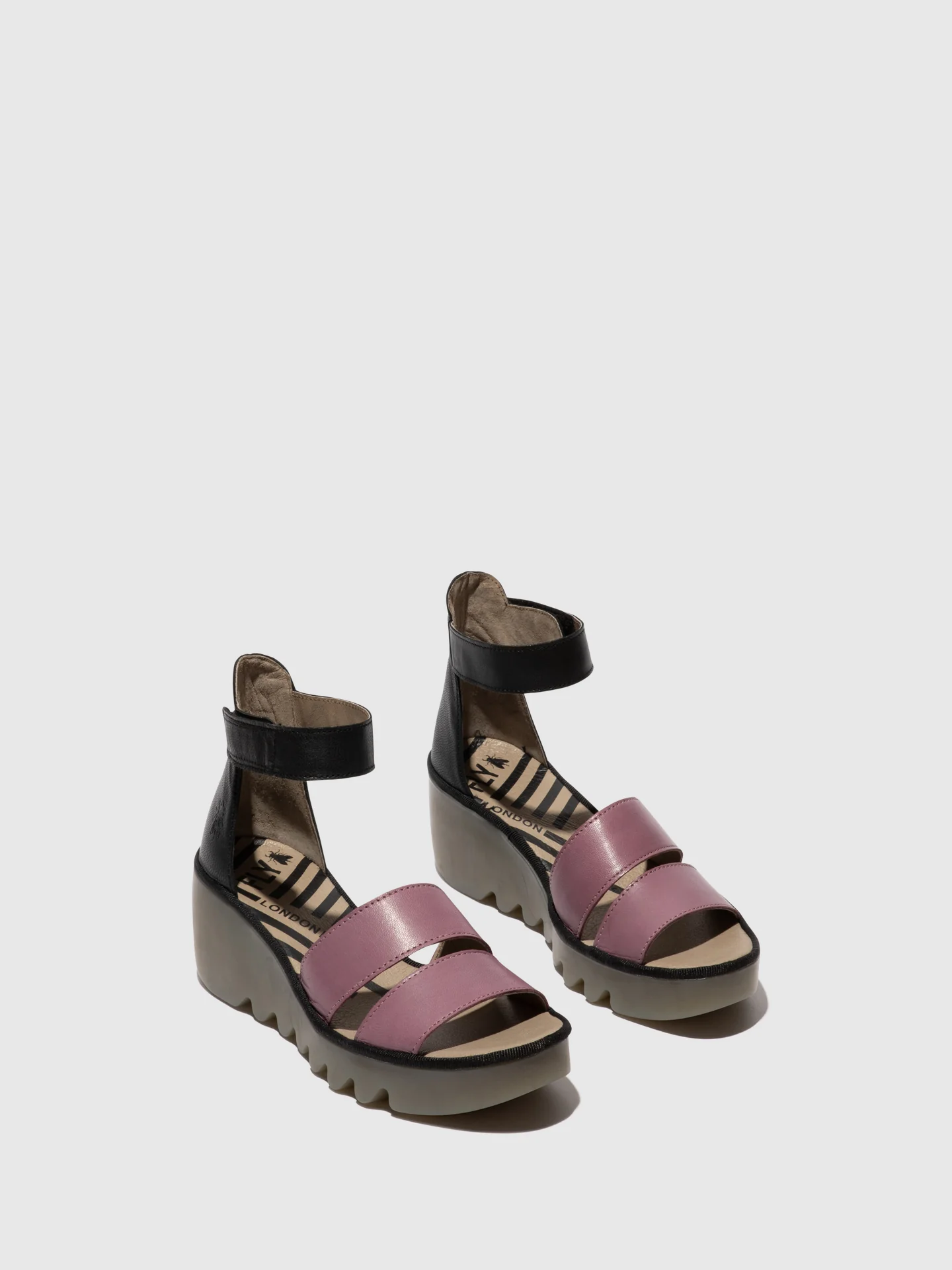Strappy Sandals BONO290FLY VIOLET/BLACK - Image 2