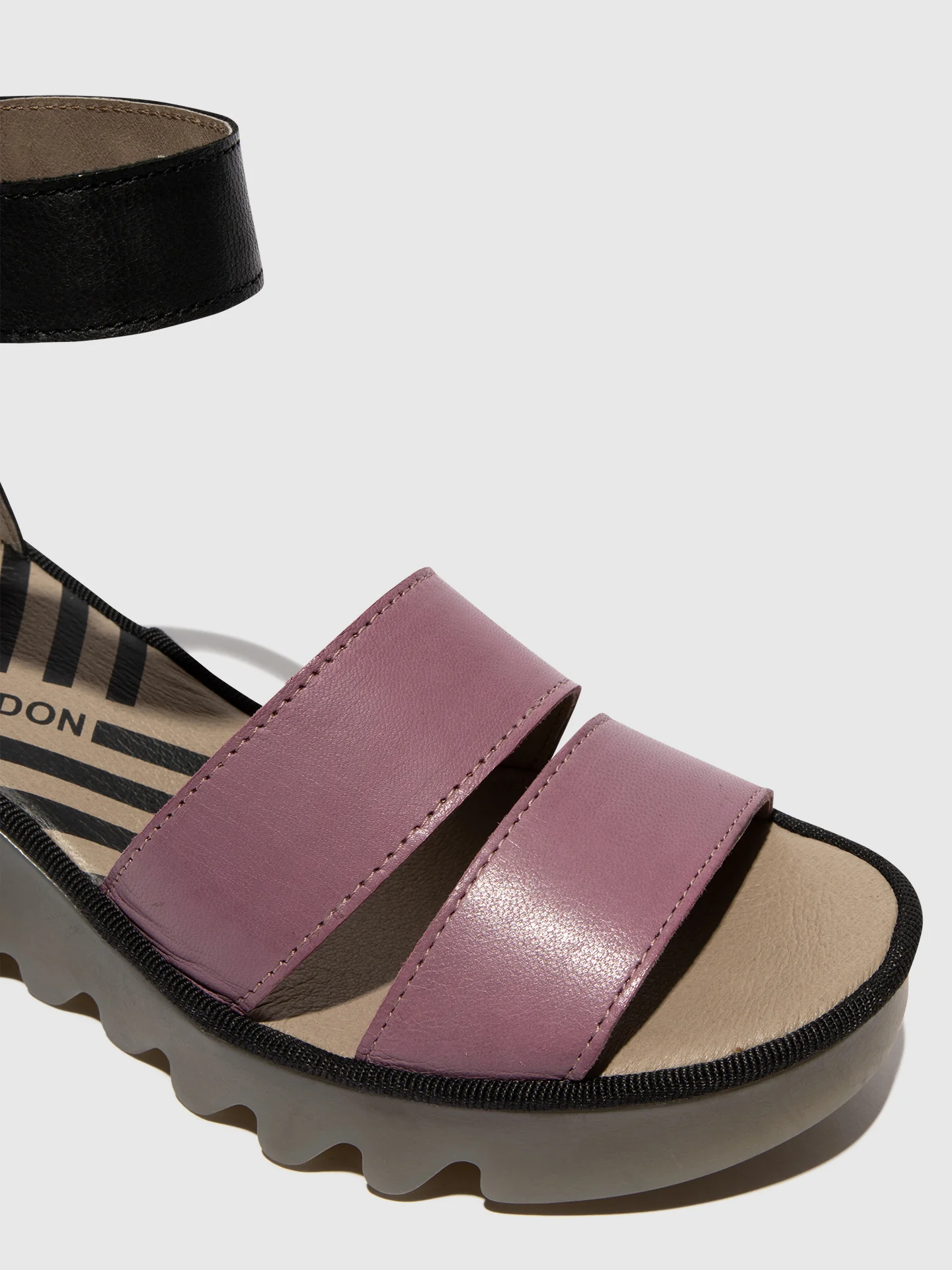 Strappy Sandals BONO290FLY VIOLET/BLACK - Image 4
