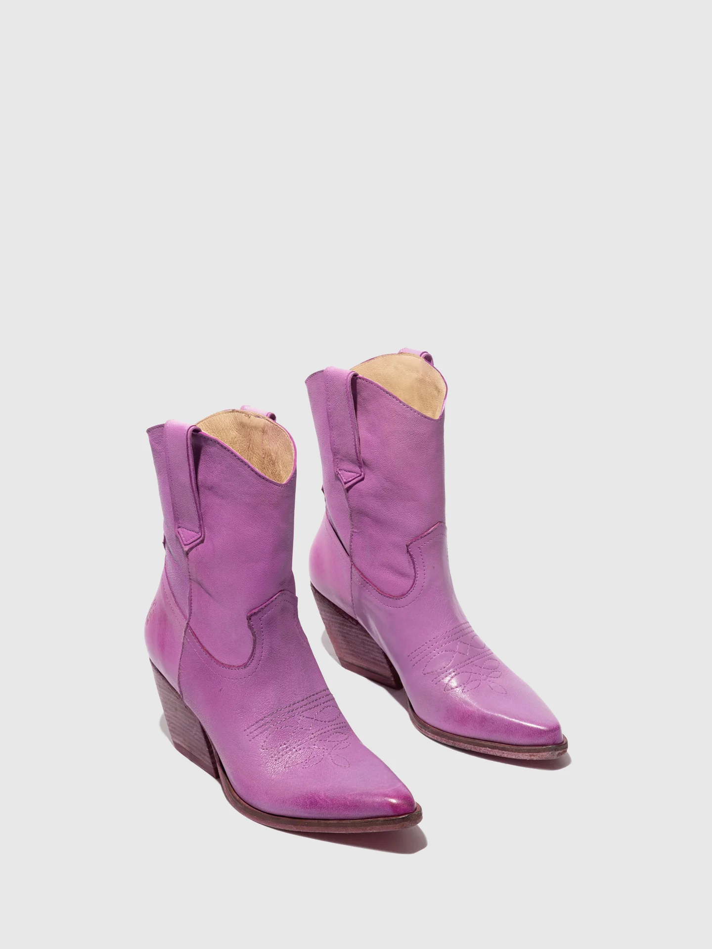 Cowboy Ankle Boots WOFY093FLY VIOLET - Image 2